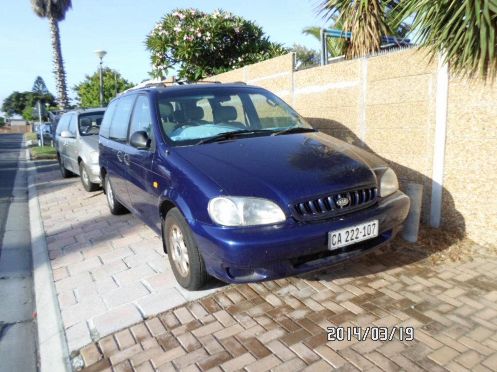 Used Kia Carnival 2.5 LTR V6 Petrol 2001 on auction with a price of R 40,000. Kia Carnival 2.5 LTR V6 Petrol