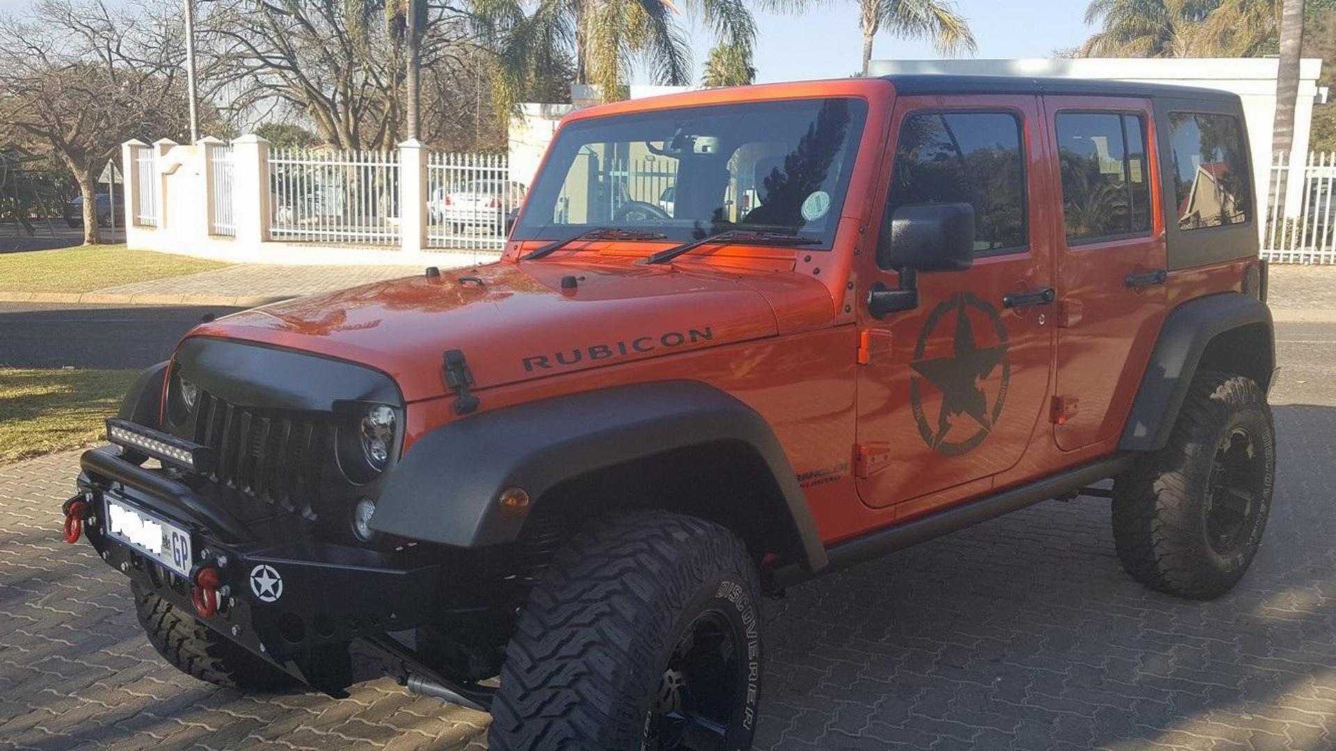 Used Jeep Wrangler Unlimited RUBICON, 3.6L V6 2015 on auction with a price of R 599,000. Jeep Wrangler Unlimited RUBICON, 3.6L V6