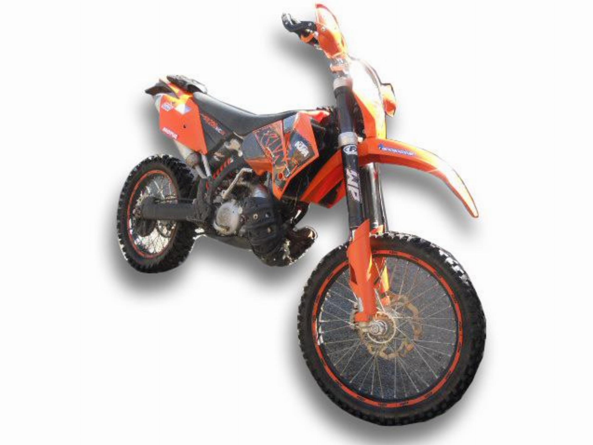 Repossessed KTM Motorcycles 200XC-W 07 Motorbike 2007 on auction with a price of R 39,600. KTM Motorcycles 200XC-W 07 Motorbike