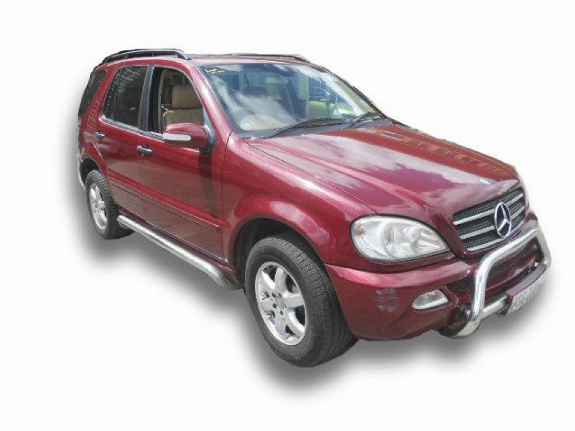 Repossessed Mercedes Benz ML 500 2003 on auction with a price of R 153,300. Mercedes Benz ML 500