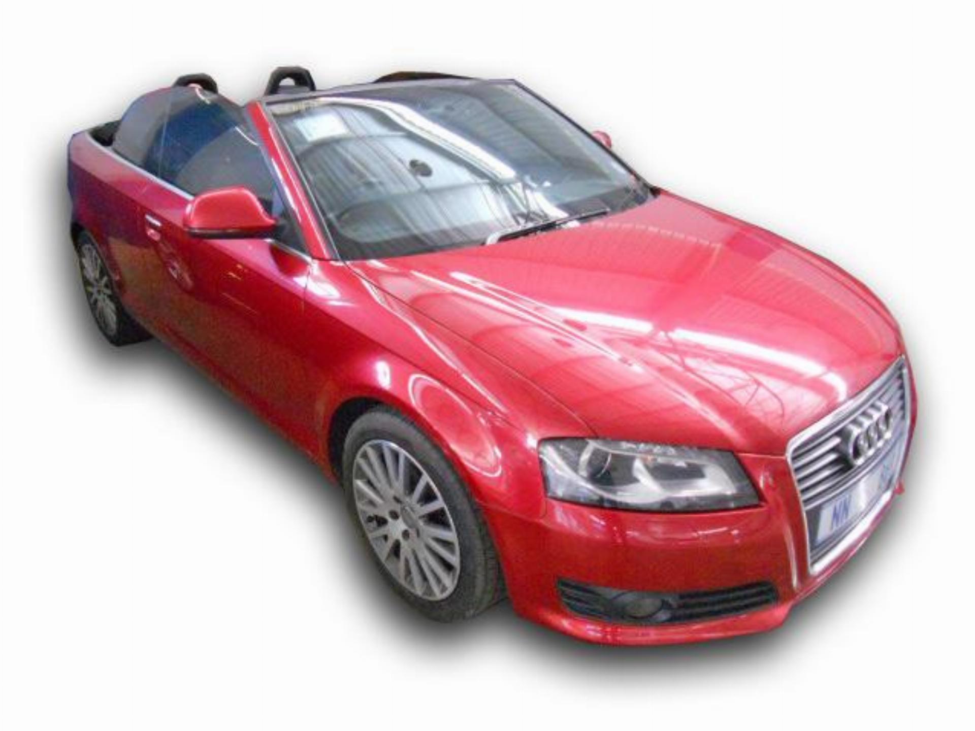 Repossessed Audi A3 1.8T Fsi Cabriolet 2008 on auction with a price of R 217,400. Audi A3 1.8T Fsi Cabriolet
