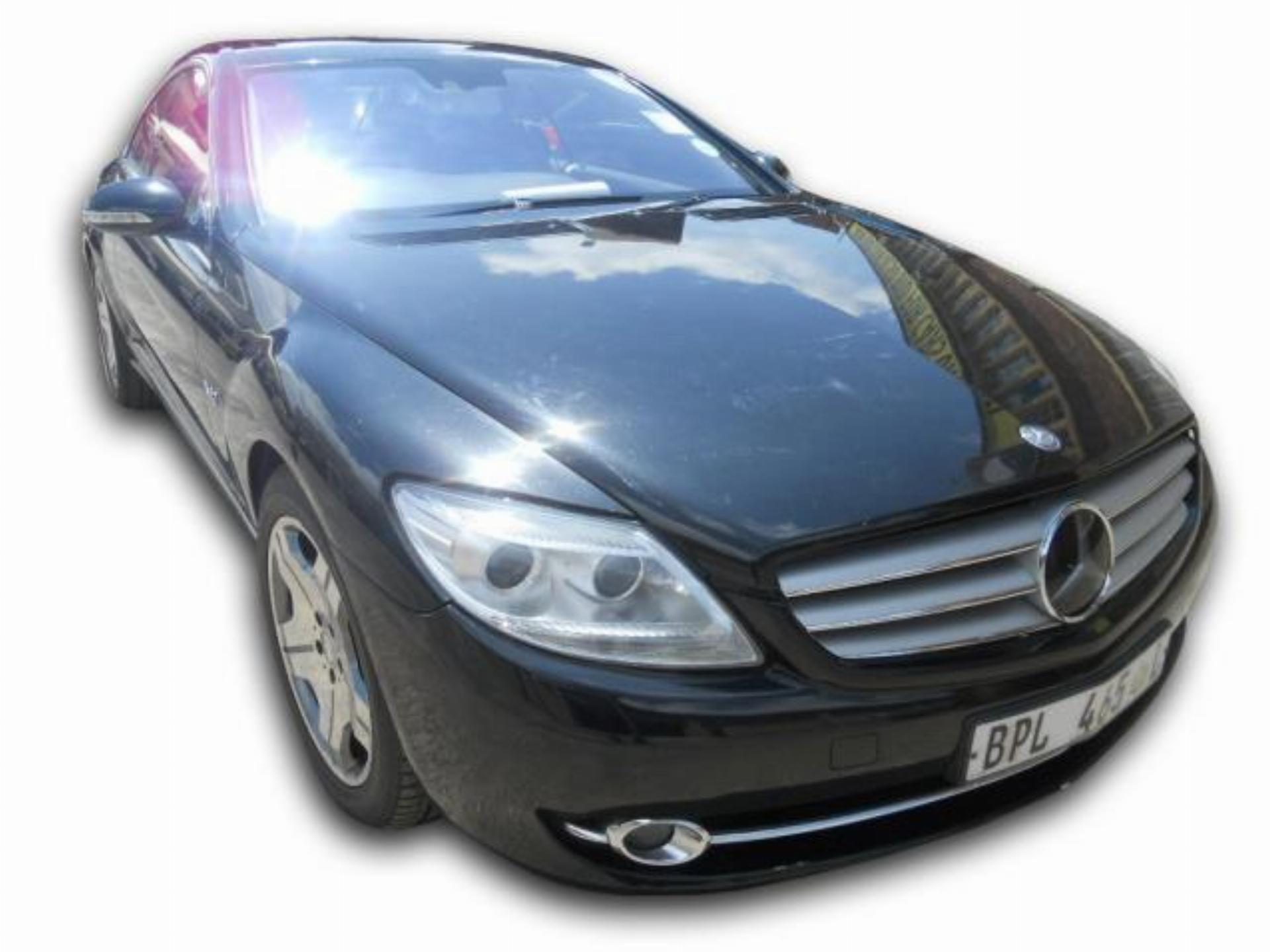 Repossessed Mercedes Benz CL 600 2008 on auction with a price of R 712,000. Mercedes Benz CL 600