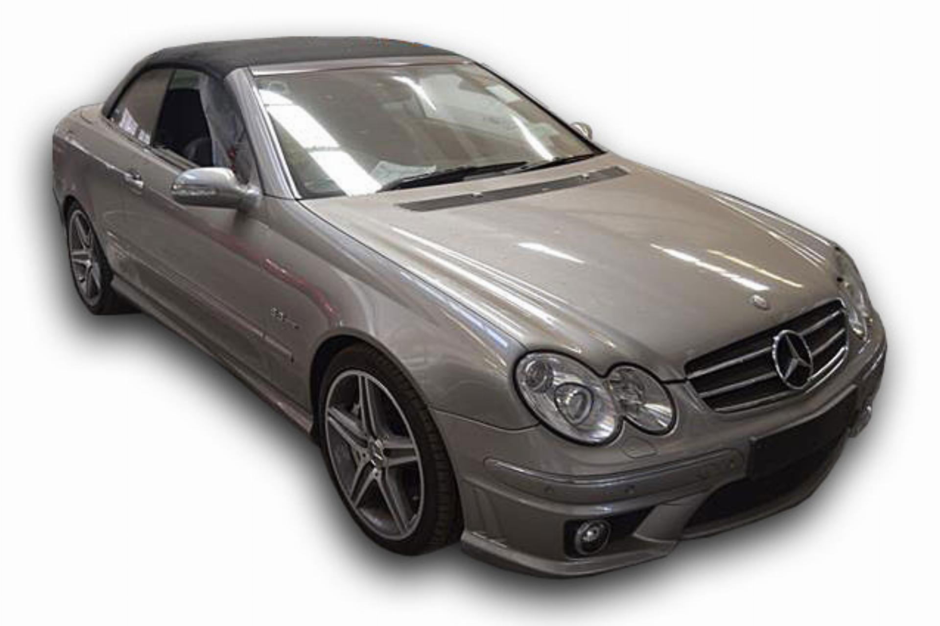 Repossessed Mercedes Benz CLK 63 Amg Cab 2007 on auction with a price of R 366,800. Mercedes Benz CLK 63 Amg Cab