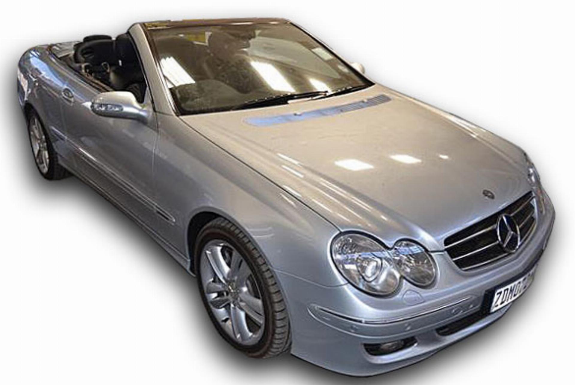 Repossessed Mercedes Benz CLK 500 Cabriolet 2006 on auction with a price of R 184,000. Mercedes Benz CLK 500 Cabriolet