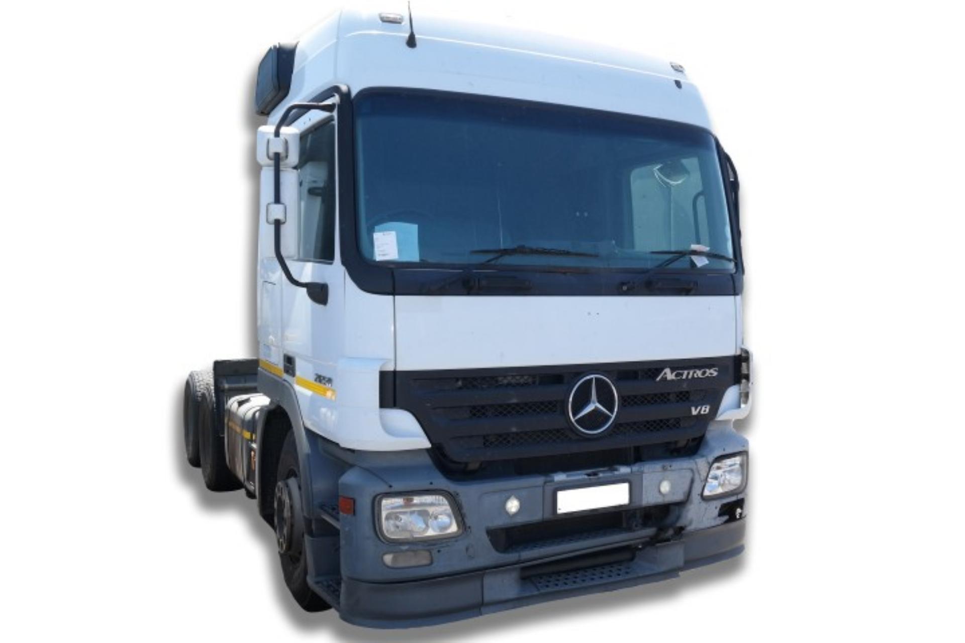 Repossessed Mercedes Benz Trucks Actros 2650 LS/33 T/T 2007 on auction with a price of R 458,800. Mercedes Benz Trucks Actros 2650 LS/33 T/T