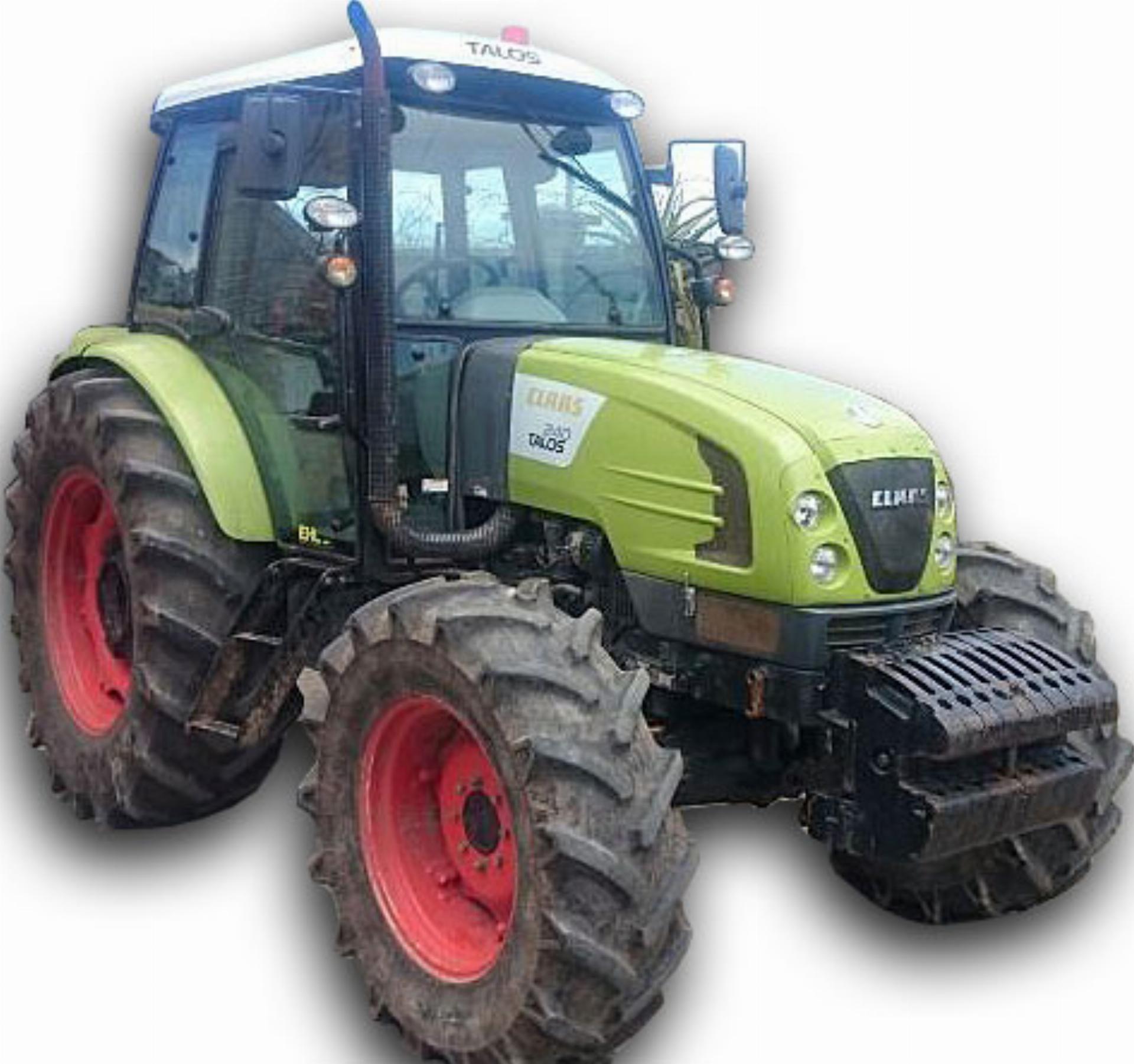 Repossessed Claas Talos 240 Cab 4wd 2013 On Auction Mc36886