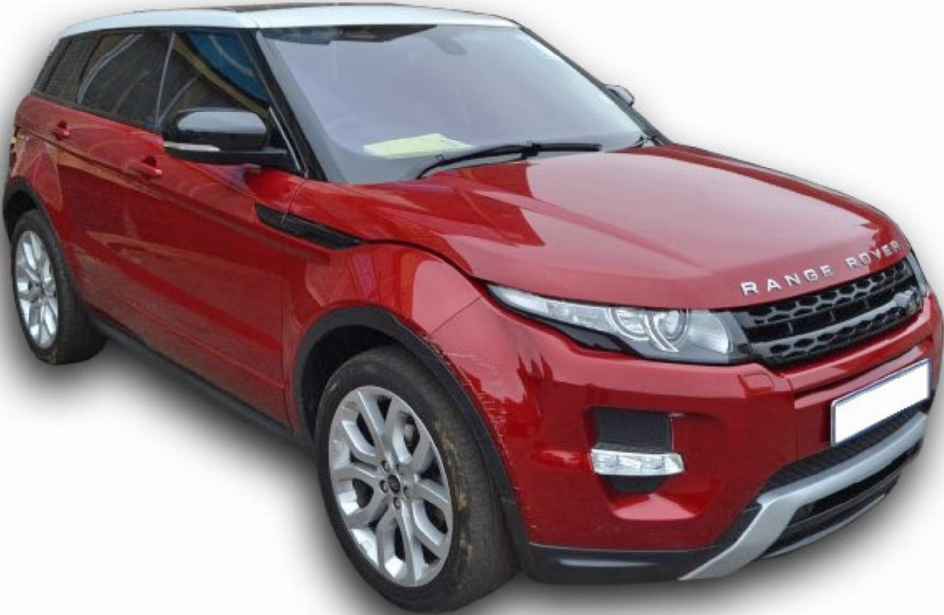 Repossessed Land Rover Range Rover Evoque 2.0 SI4 DY 2013 on auction with a price of R 493,500. Land Rover Range Rover Evoque 2.0 SI4 DY