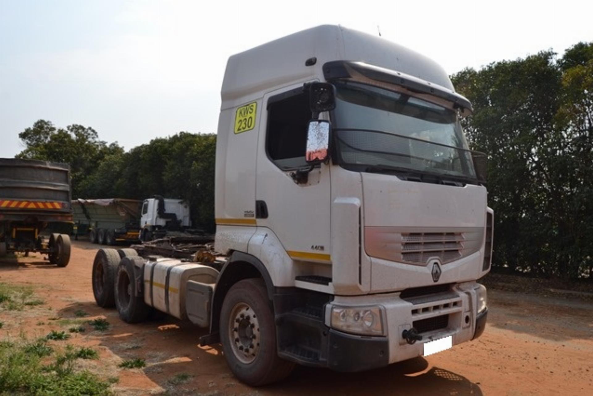 Repossessed Renault Premium 440 Dxi 6x4 Truck 2013 On