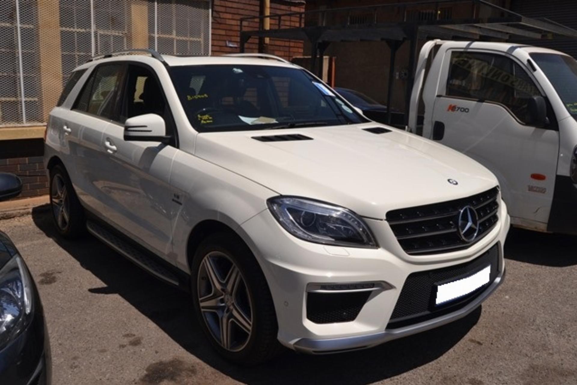 Repossessed Mercedes Benz ML 63 2013 on auction with a price of R 1,080,600. Mercedes Benz ML 63