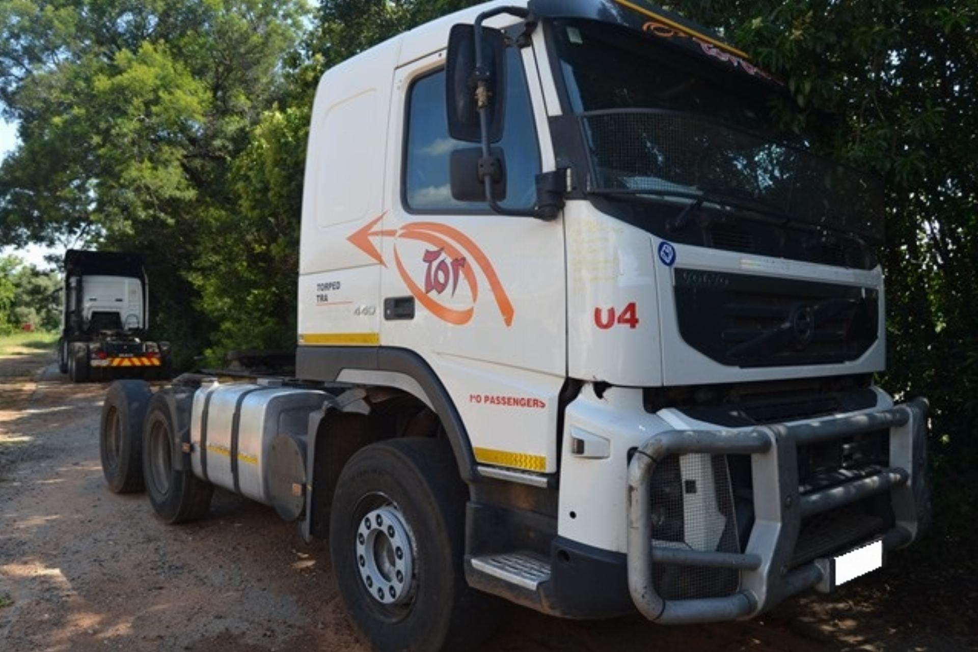Repossessed Volvo Trucks FH13 FMX13 6X4 2012 on auction Volvo Trucks FH13 FMX13 6X4
