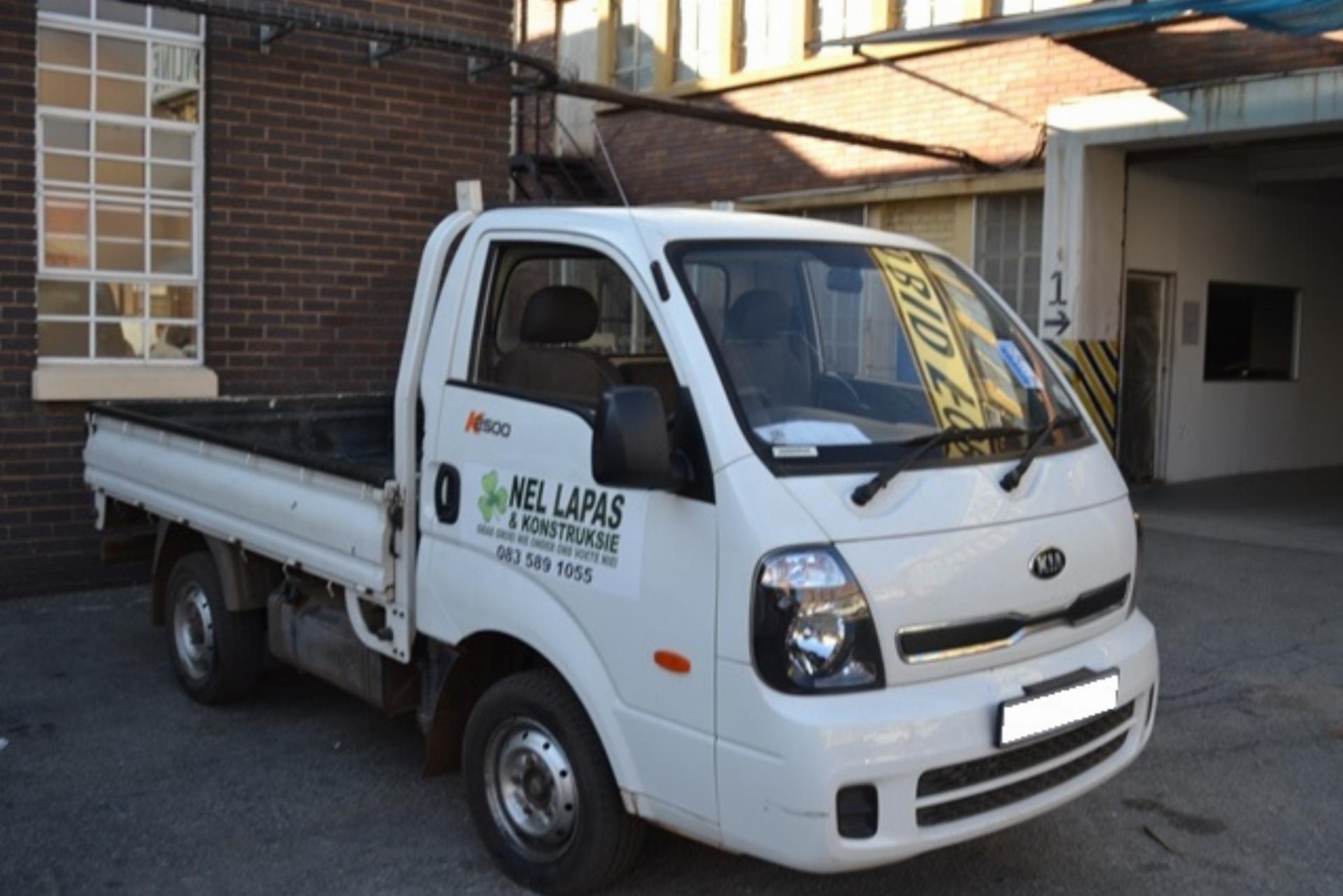 Repossessed Kia K2700 K2500 2014 on auction with a price of R 152,400. Kia K2700 K2500