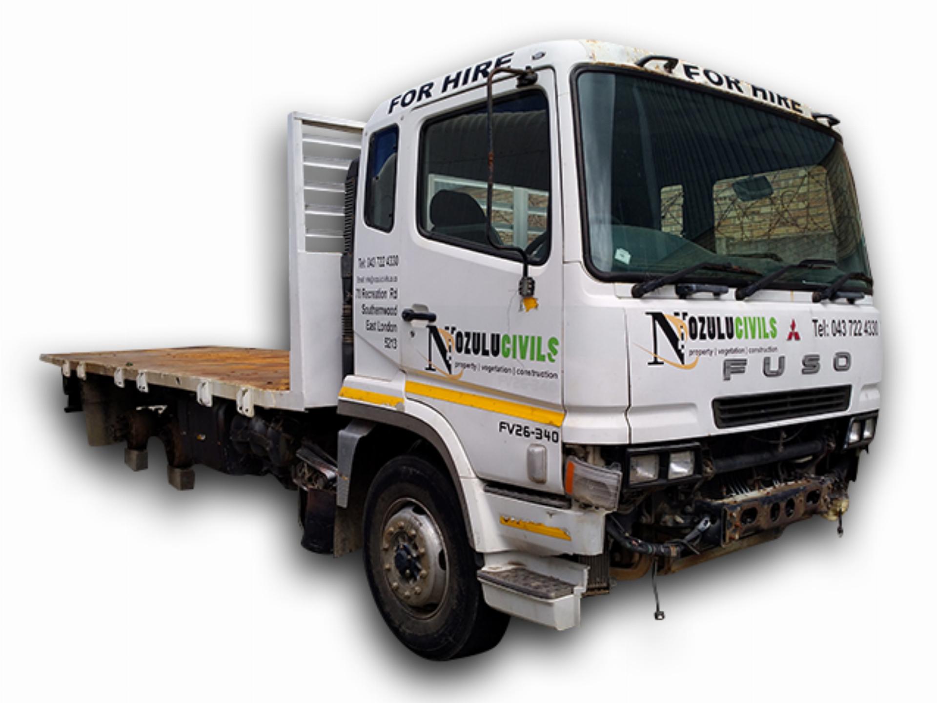 Repossessed Mitsubishi Truck Fuso FV26-340 T/T 2007 on auction with a price of R 256,000. Mitsubishi Truck Fuso FV26-340 T/T