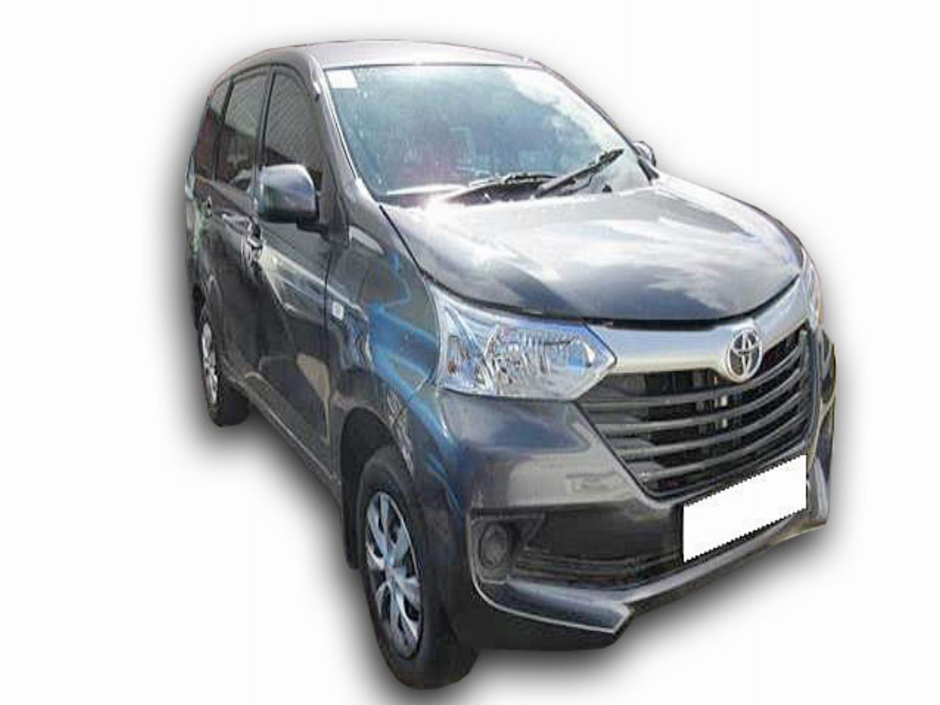 Repossessed Toyota Avanza 1.3 SX 2016 on auction with a price of R 180,300. Toyota Avanza 1.3 SX