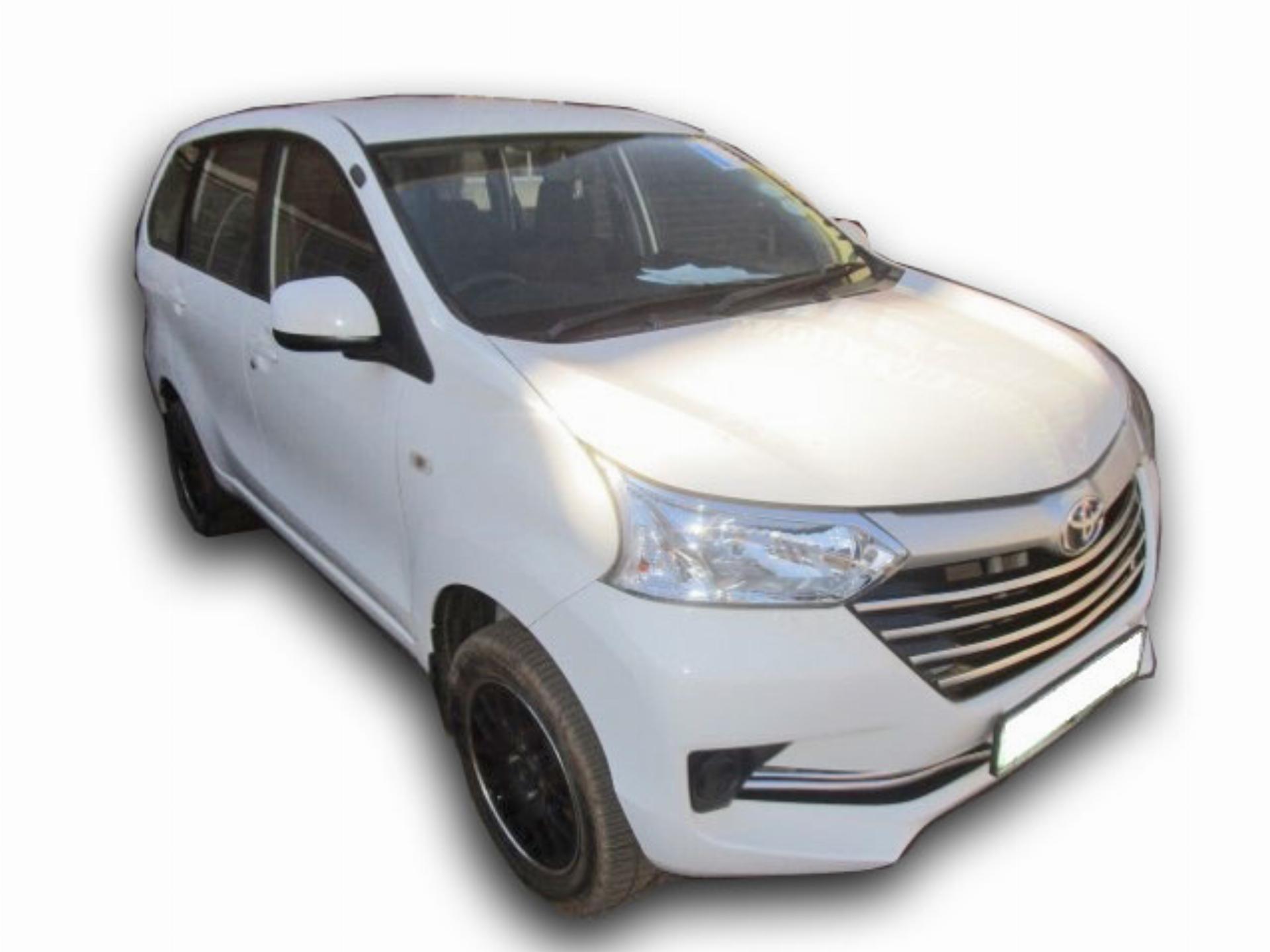 Repossessed Toyota Avanza 1.5 SX 2016 on auction with a price of R 183,700. Toyota Avanza 1.5 SX