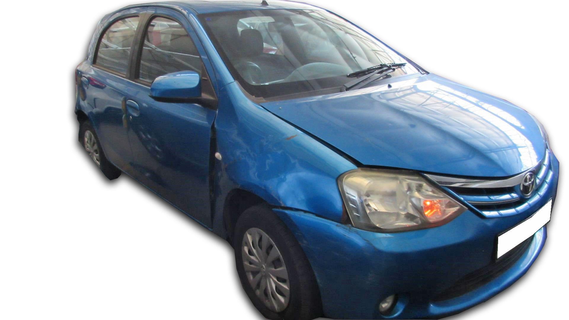 Repossessed Toyota Etios 1 5 Xs 5 Dr 2013 On Auction Mc50702