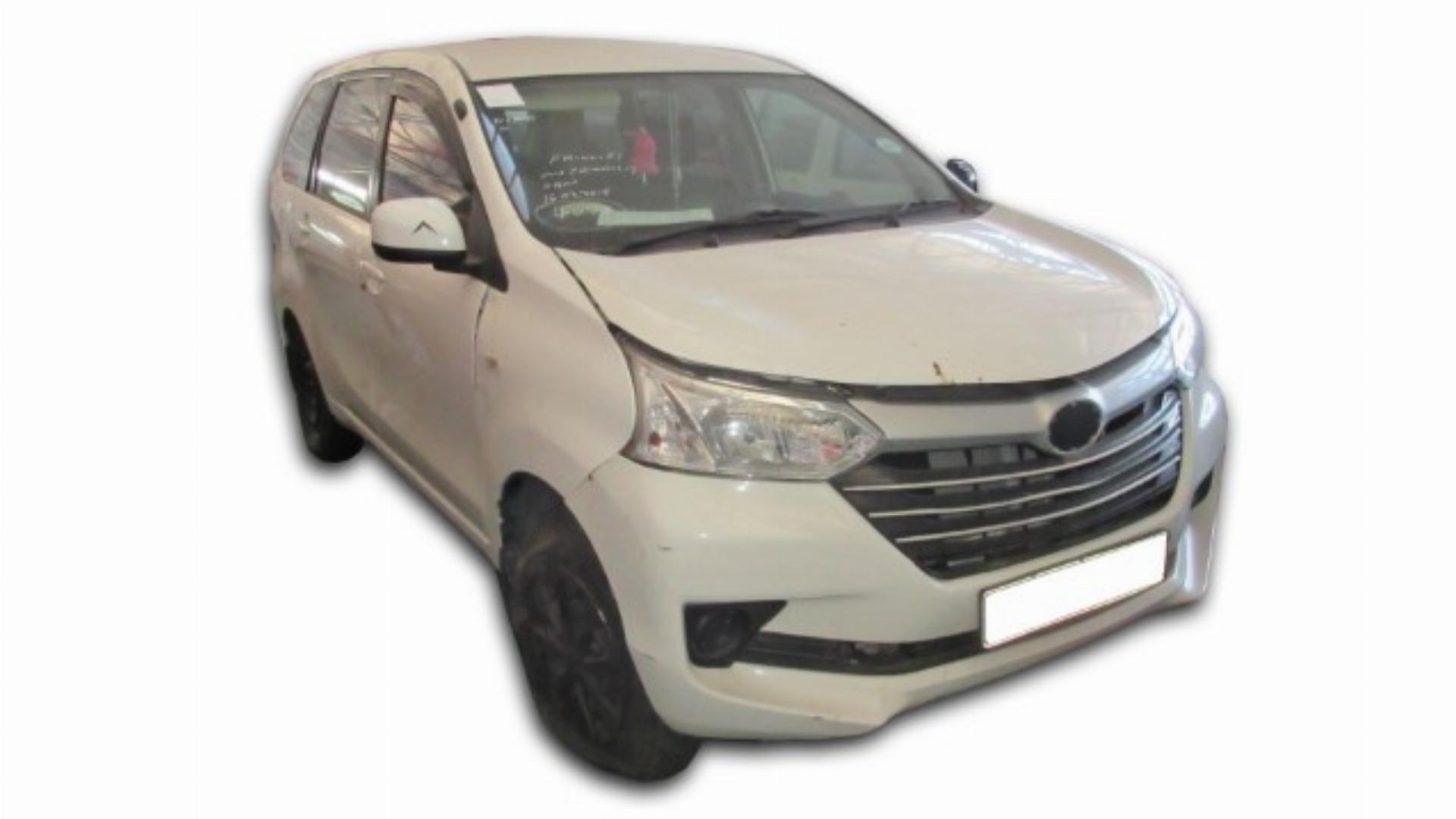 Repossessed Toyota Avanza 1.3 SX 2017 on auction with a price of R 180,900. Toyota Avanza 1.3 SX