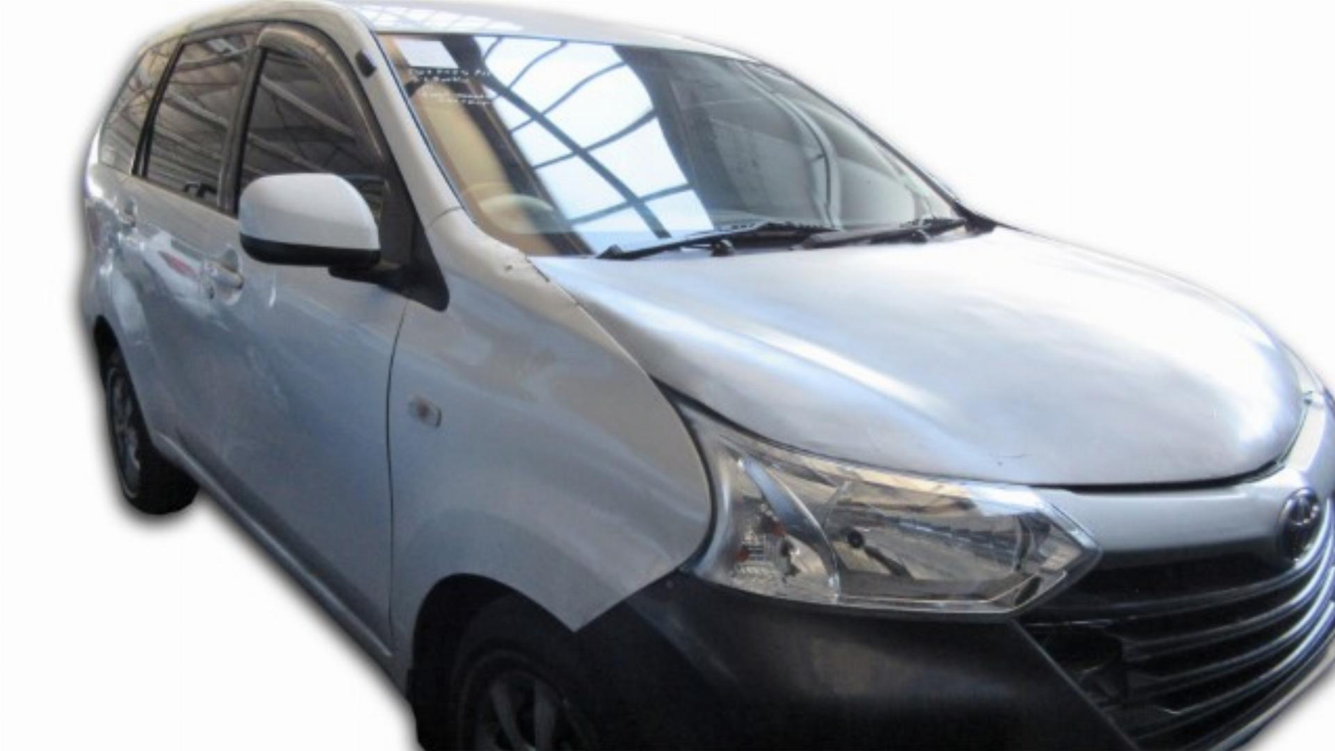 Repossessed Toyota Avanza 1.5 SX 2017 on auction with a price of R 186,100. Toyota Avanza 1.5 SX