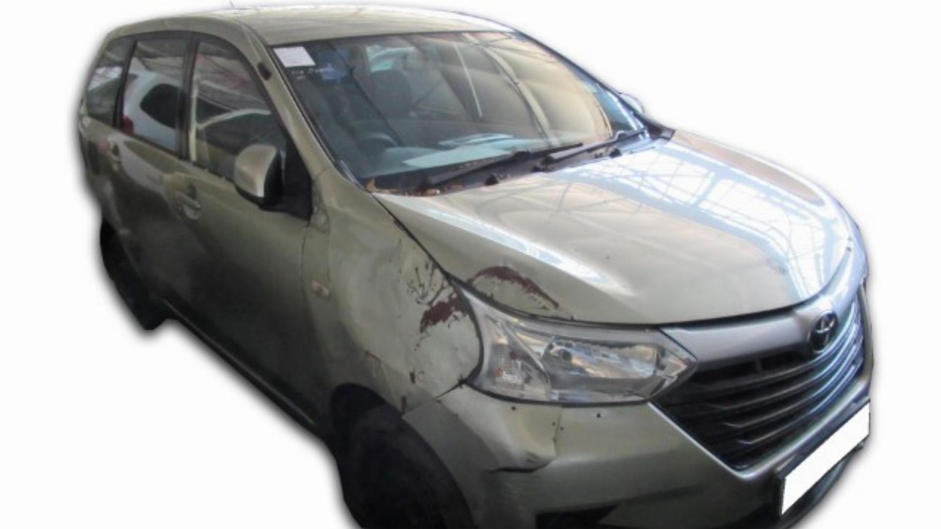 Repossessed Toyota Avanza 1.3 SX 2017 on auction with a price of R 179,600. Toyota Avanza 1.3 SX