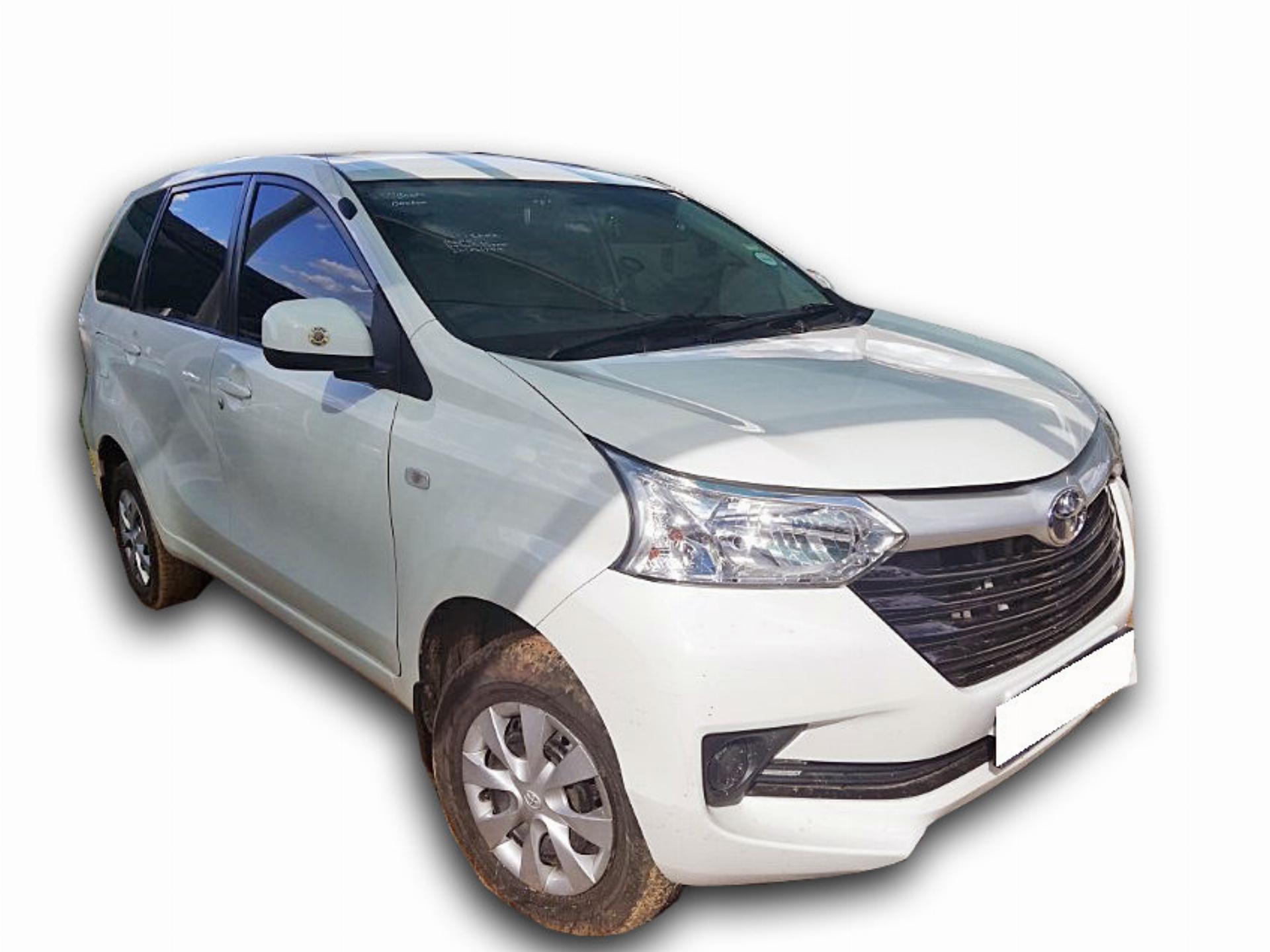 Repossessed Toyota Avanza 1.3 SX 2017 on auction with a price of R 178,300. Toyota Avanza 1.3 SX