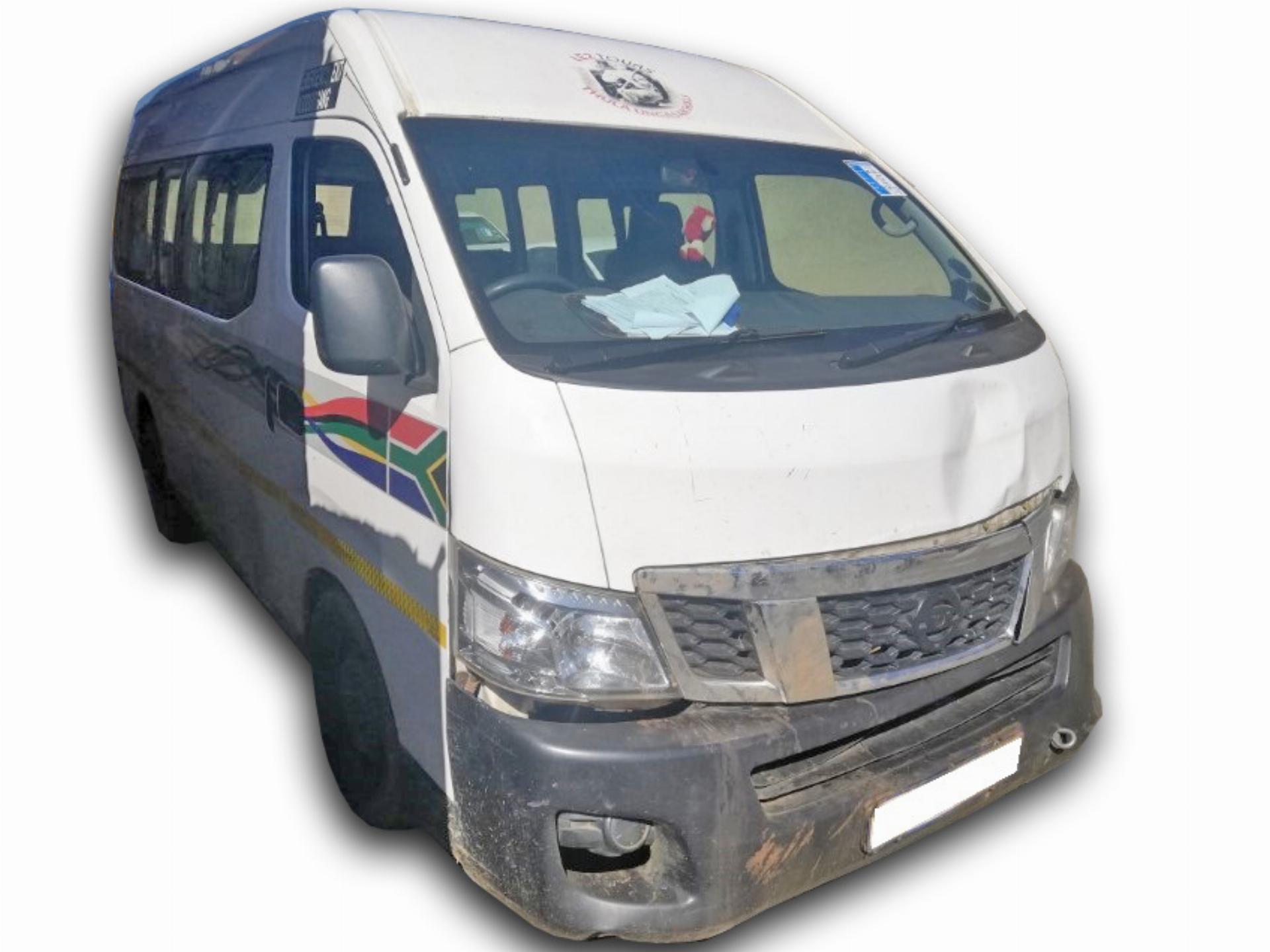 Repossessed Nissan NV350 2.5 16 Seater 2017 on auction with a price of R 274,200. Nissan NV350 2.5 16 Seater