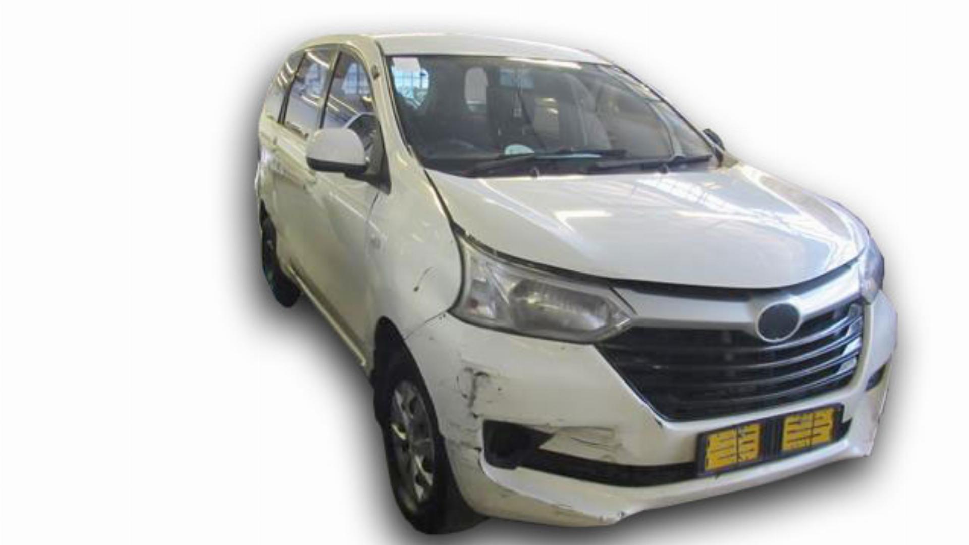 Repossessed Toyota Avanza 1.5 SX 2017 on auction with a price of R 179,100. Toyota Avanza 1.5 SX