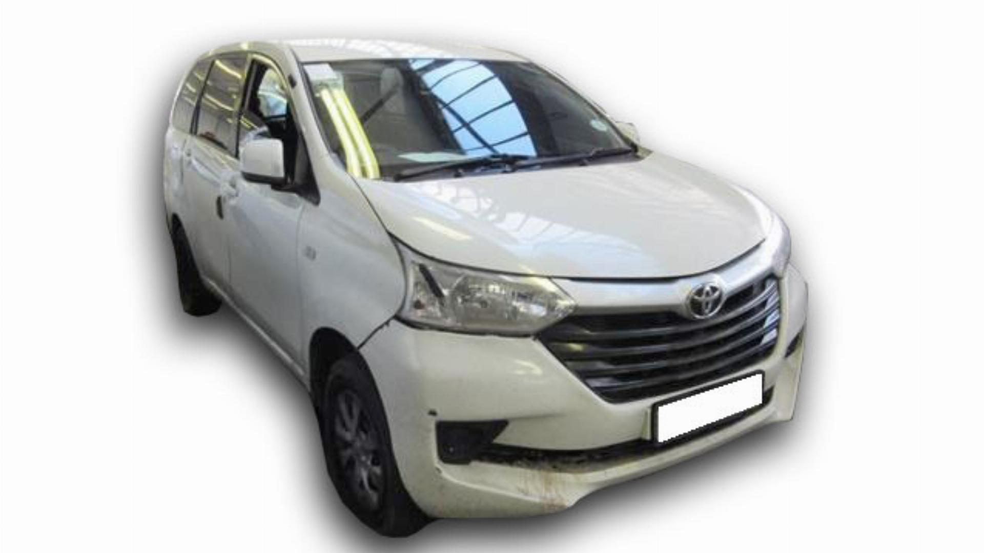 Repossessed Toyota Avanza 1.5 SX 2017 on auction with a price of R 179,100. Toyota Avanza 1.5 SX