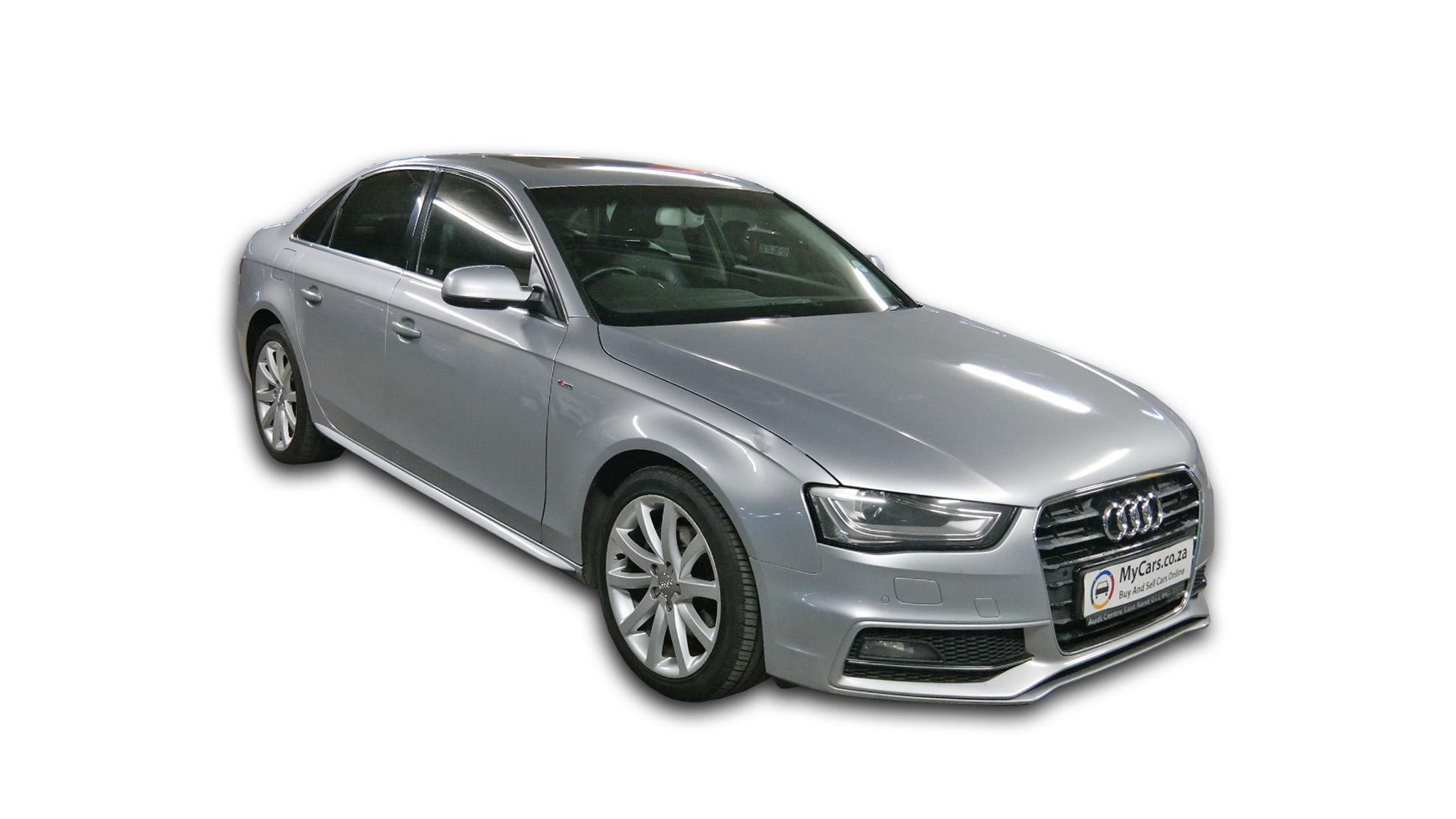 Repossessed Audi A4 1.8T S Multitronic 2015 on auction with a price of R 195,400. Audi A4 1.8T S Multitronic