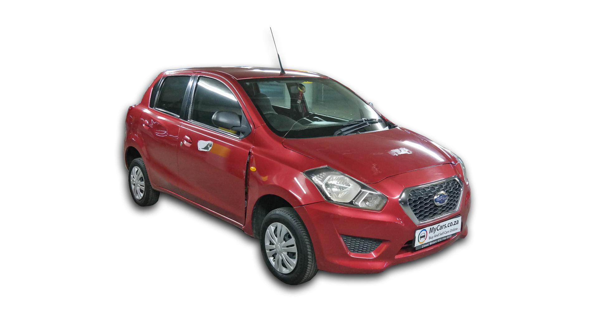 Repossessed Datsun GO 2018 on auction with a price of R 107,200. Datsun GO