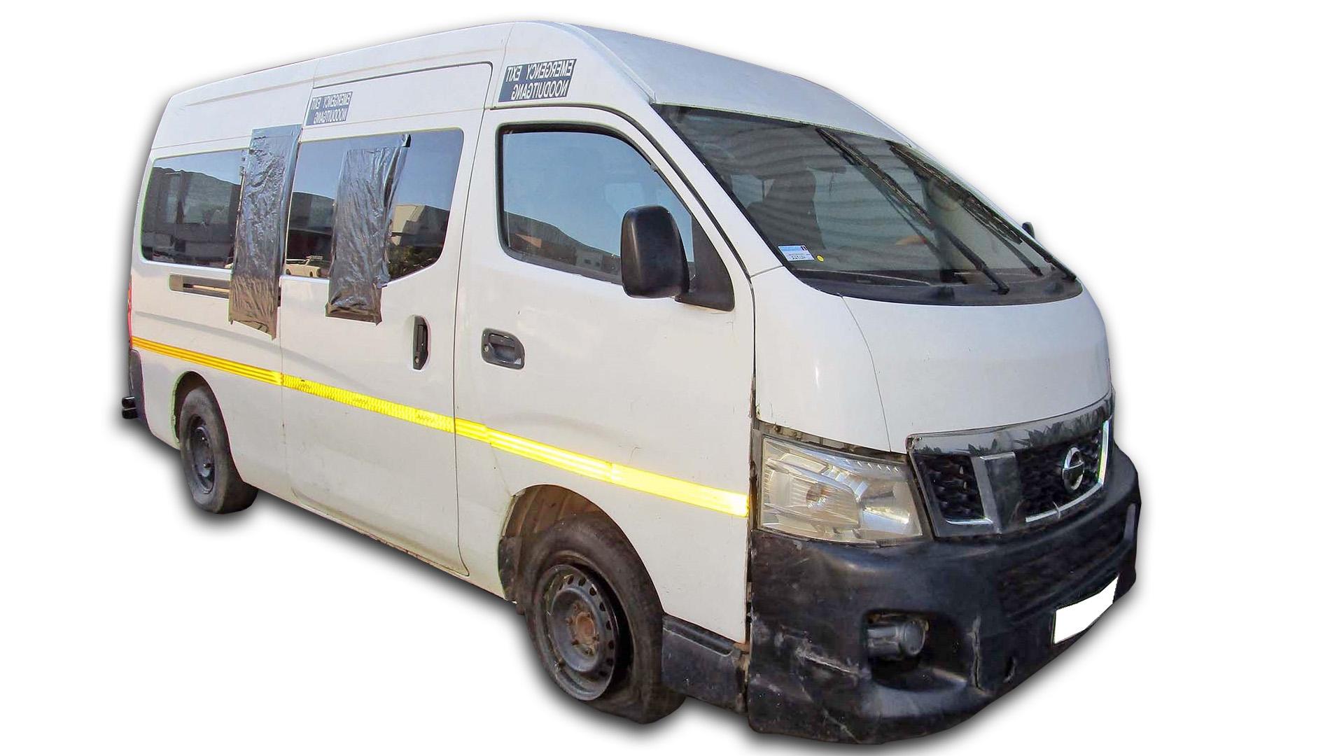 Repossessed Nissan NV350 2.5 16 Seat IM 2018 on auction with a price of R 315,200. Nissan NV350 2.5 16 Seat IM