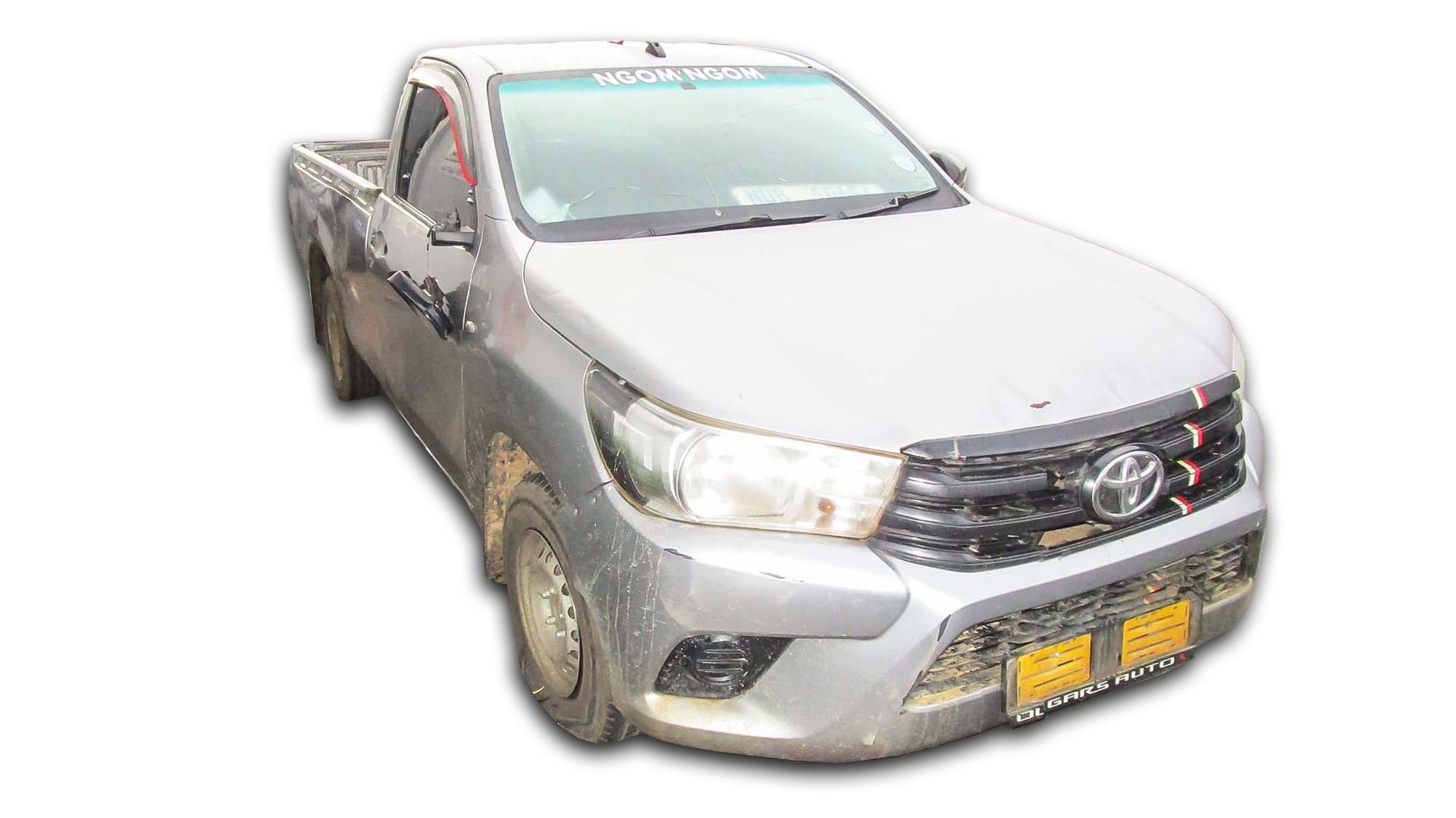 Repossessed Toyota Hilux 2.0 Vvti P/U S 2018 on auction with a price of R 173,400. Toyota Hilux 2.0 Vvti P/U S