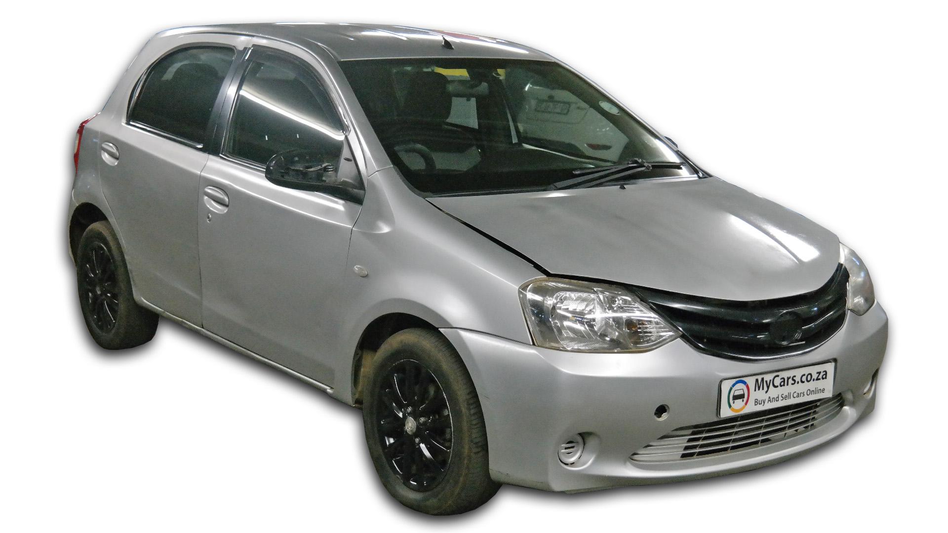 Repossessed Toyota Etios 1.5 XS/SPRINT 5DR 2018 on auction with a price of R 141,300. Toyota Etios 1.5 XS/SPRINT 5DR