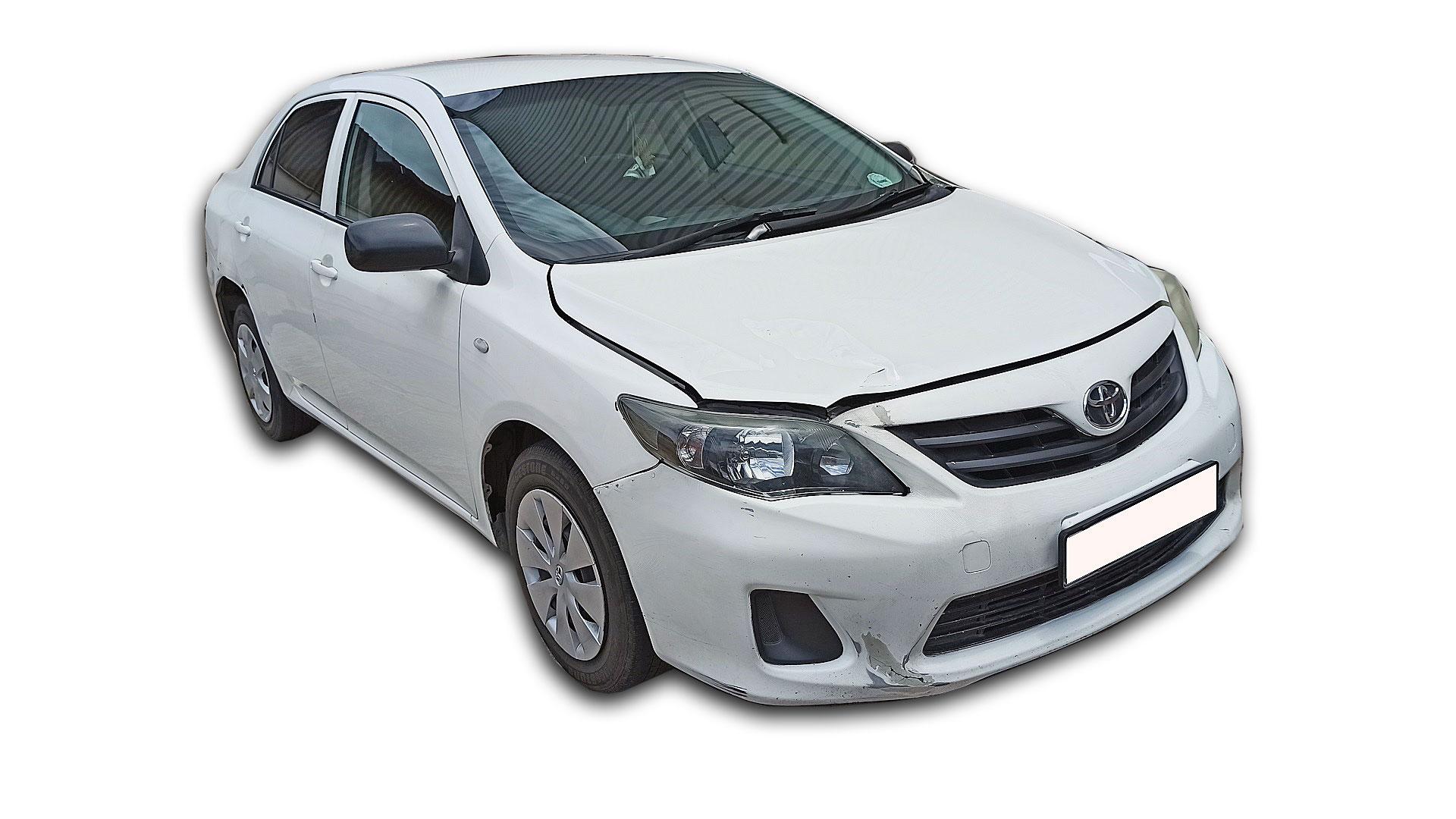 Repossessed Toyota Corolla Quest 1.6 2018 on auction with a price of R 147,800. Toyota Corolla Quest 1.6