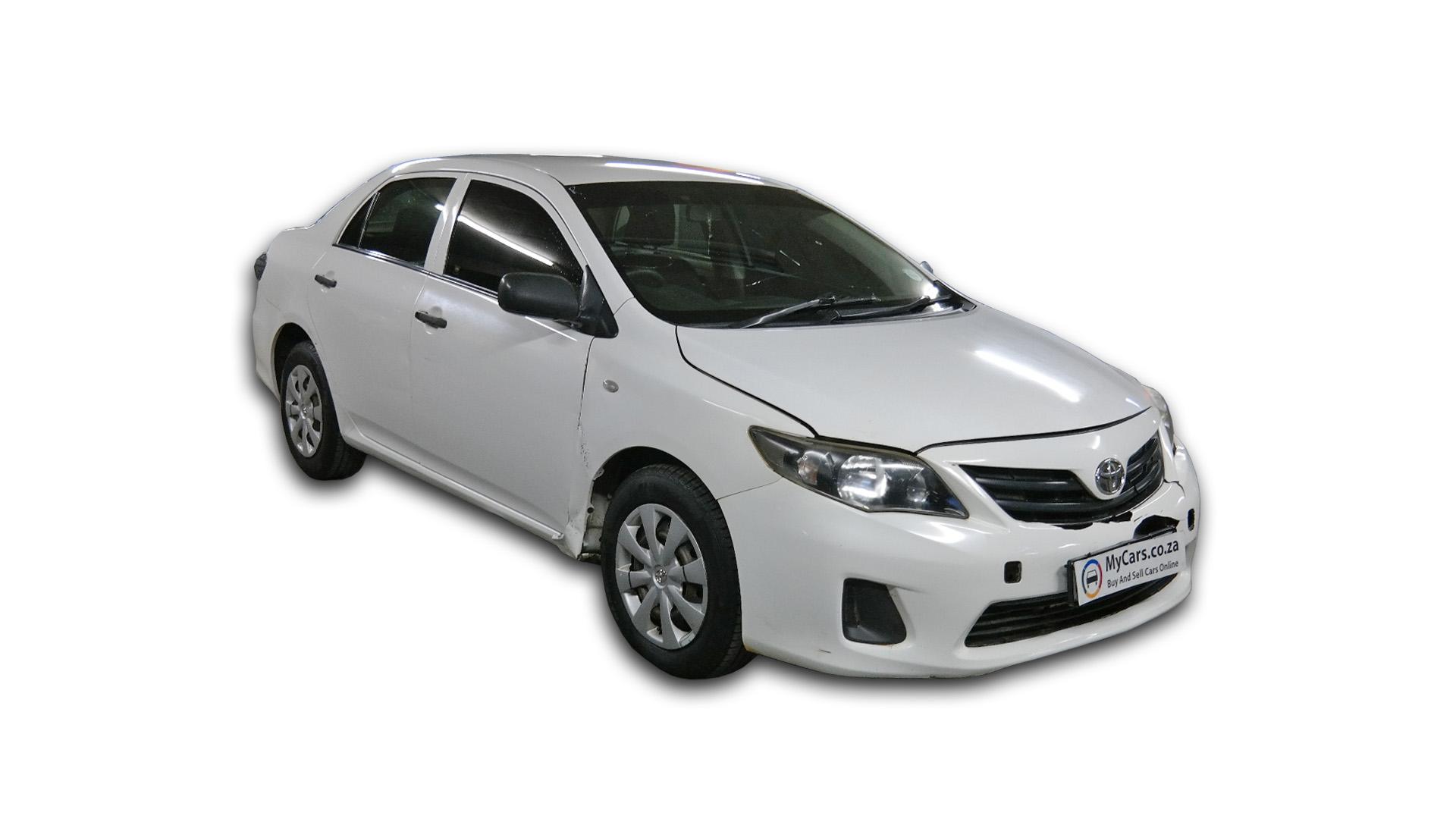 Repossessed Toyota Corolla Quest 1.6 2014 on auction with a price of R 126,200. Toyota Corolla Quest 1.6