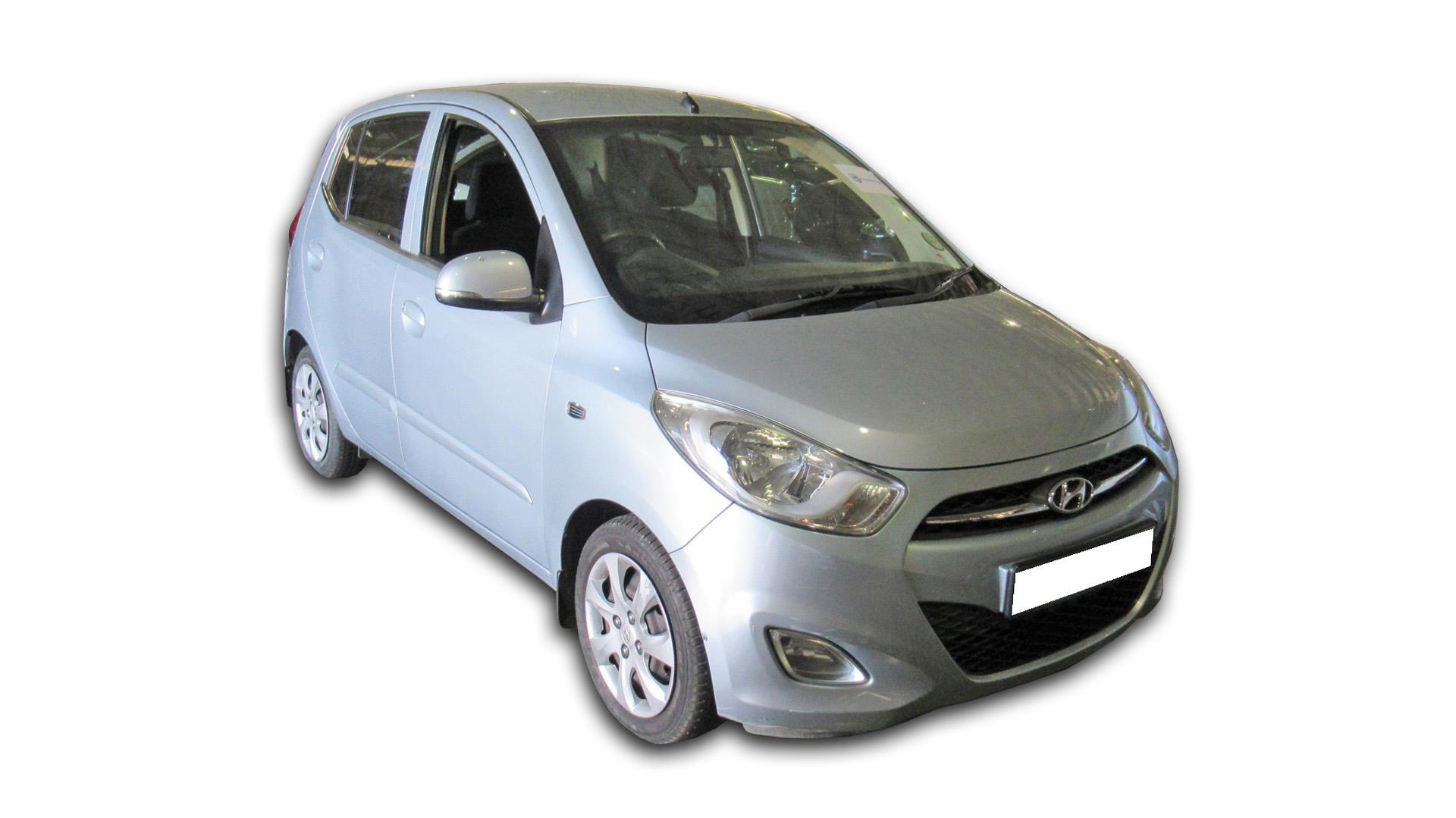Repossessed Hyundai I10 1.2 2011 on auction with a price of R 85,700. Hyundai I10 1.2