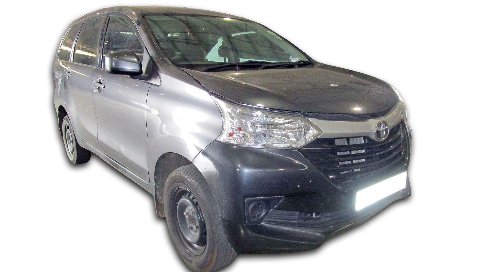 Repossessed Toyota Avanza 1.3 SX 2016 on auction with a price of R 180,500. Toyota Avanza 1.3 SX