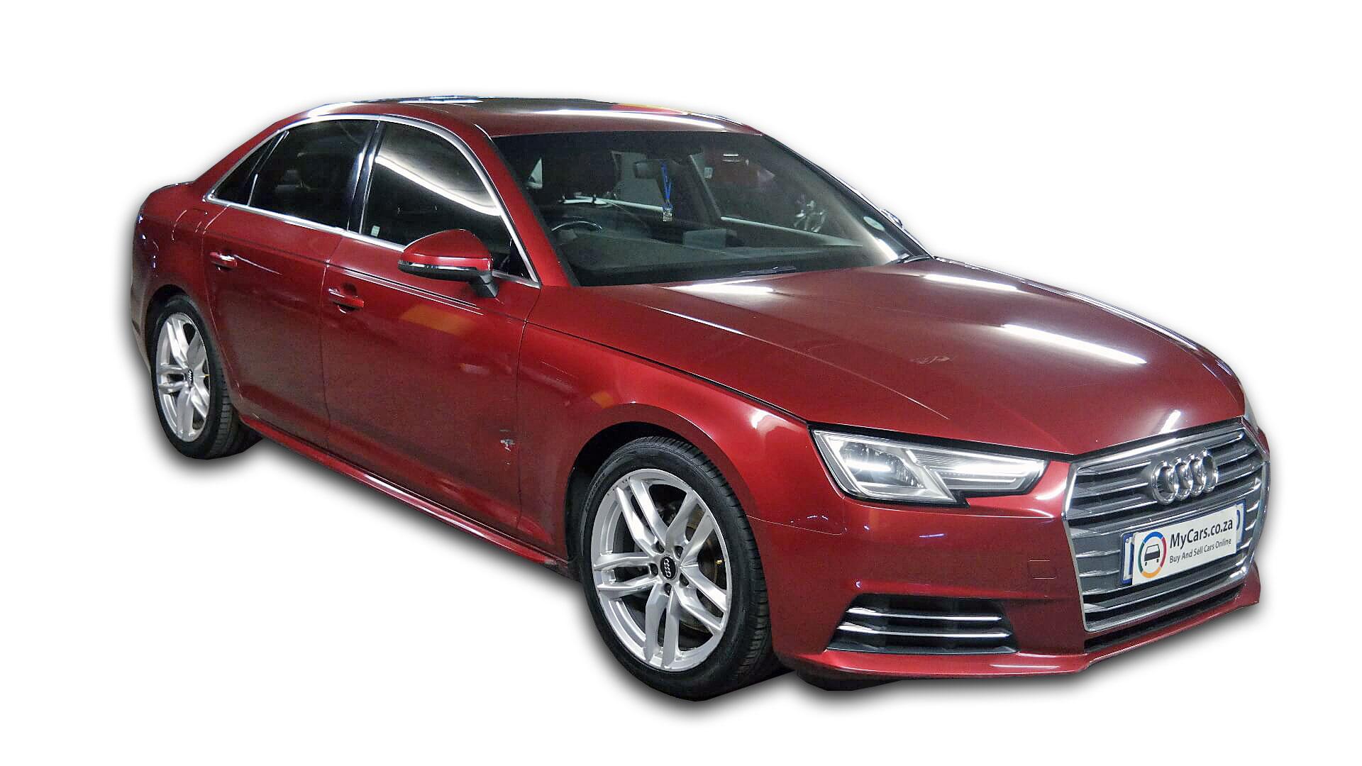 Repossessed Audi A4 1.4T Fsi Sport Stron 2018 on auction with a price of R 318,100. Audi A4 1.4T Fsi Sport Stron