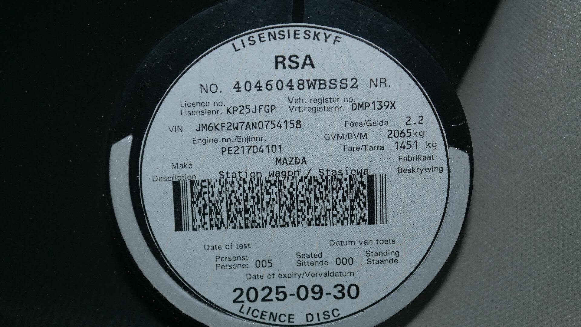 Repossessed Mazda CX-5 2.0 Active A/T 2022 on auction with a price of R 410,000. Mazda CX-5 2.0 Active A/T