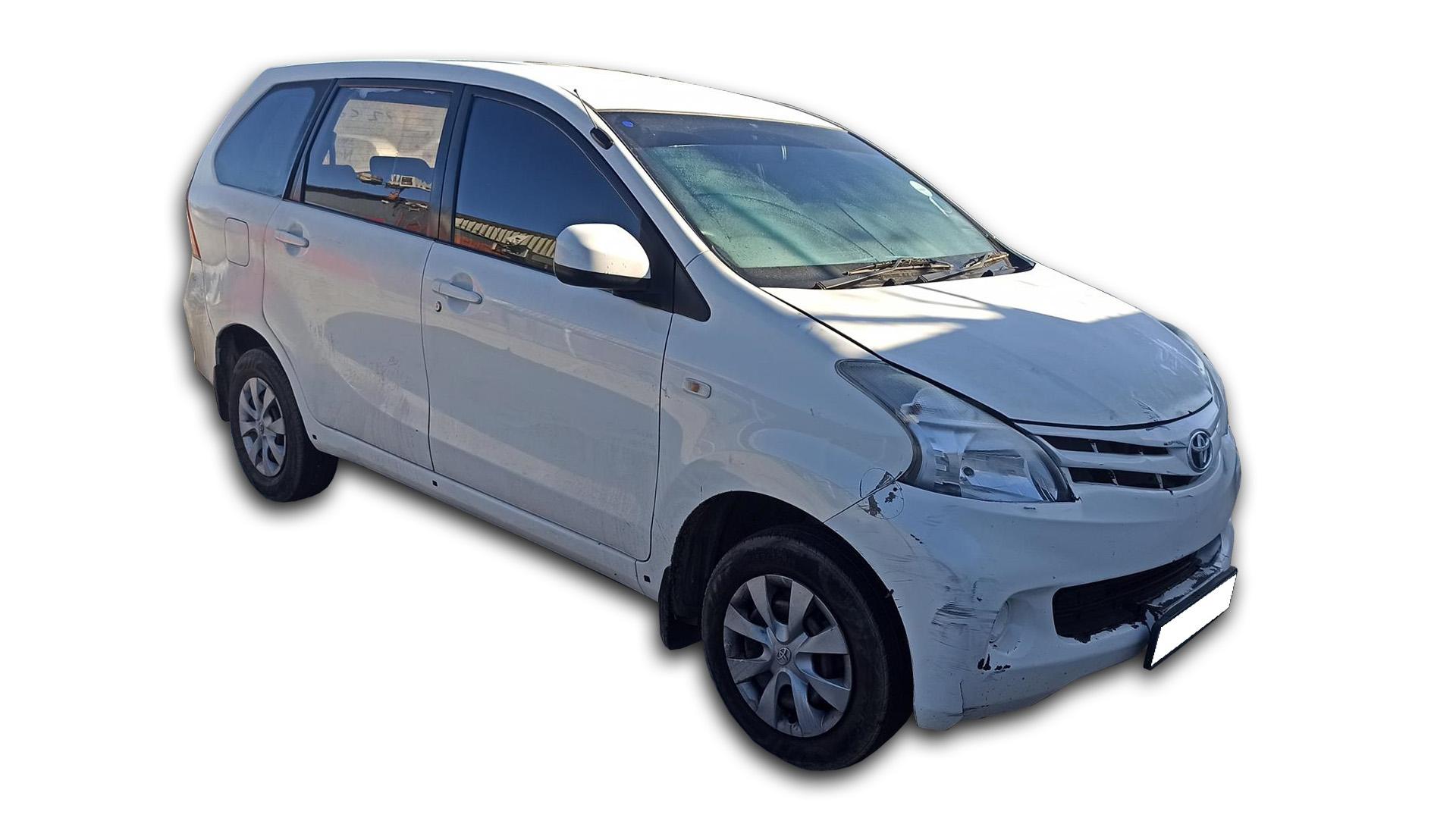 Repossessed Toyota Avanza 1.3 SX 2014 on auction with a price of R 124,900. Toyota Avanza 1.3 SX