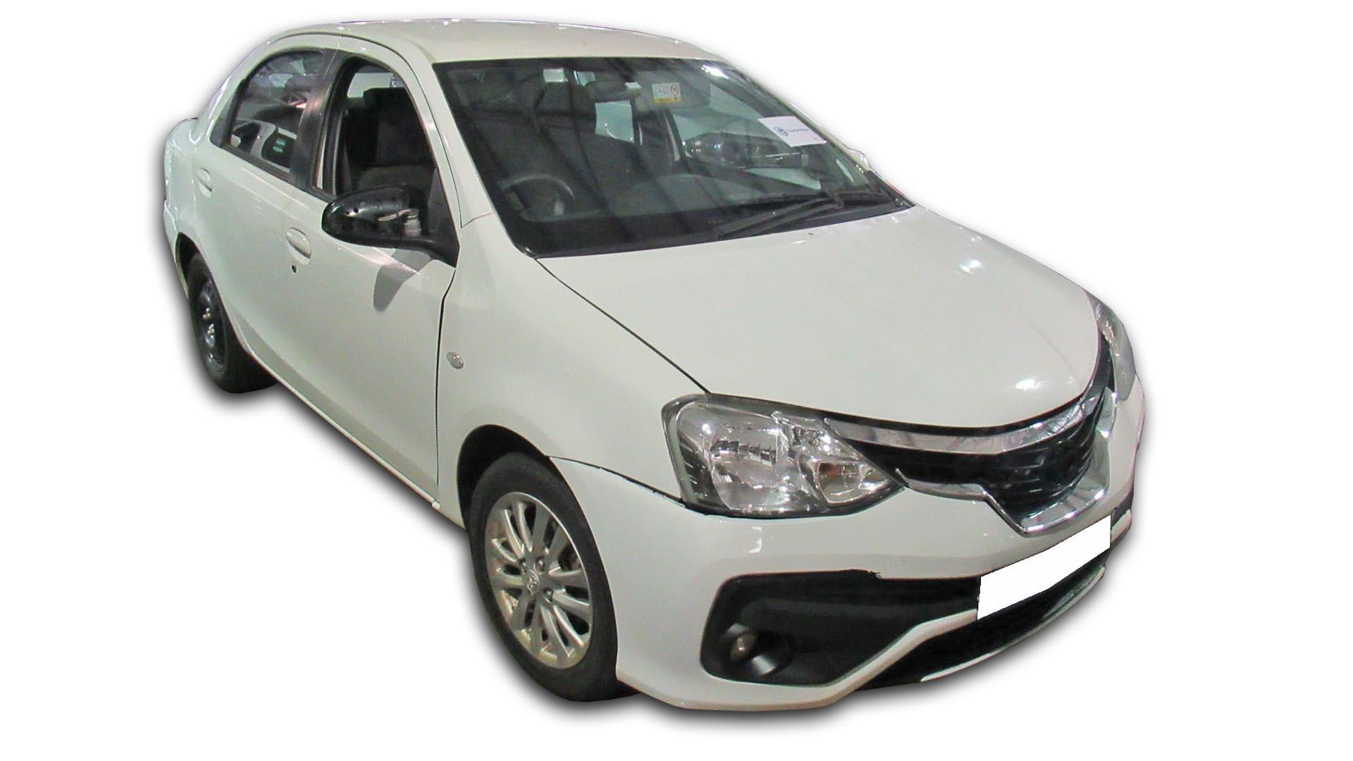 Repossessed Toyota Etios 1.5 2019 on auction with a price of R 158,400. Toyota Etios 1.5