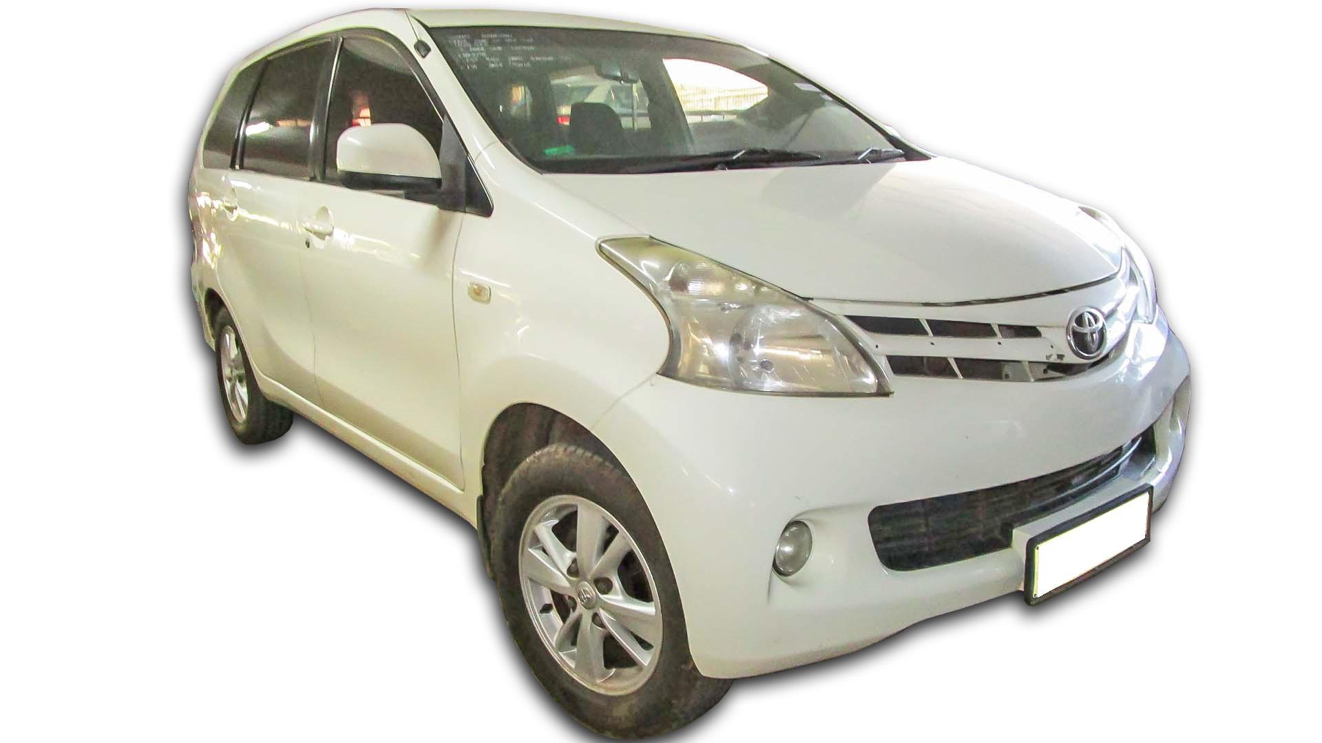 Repossessed Toyota Avanza 1.5 TX 2015 on auction with a price of R 175,900. Toyota Avanza 1.5 TX