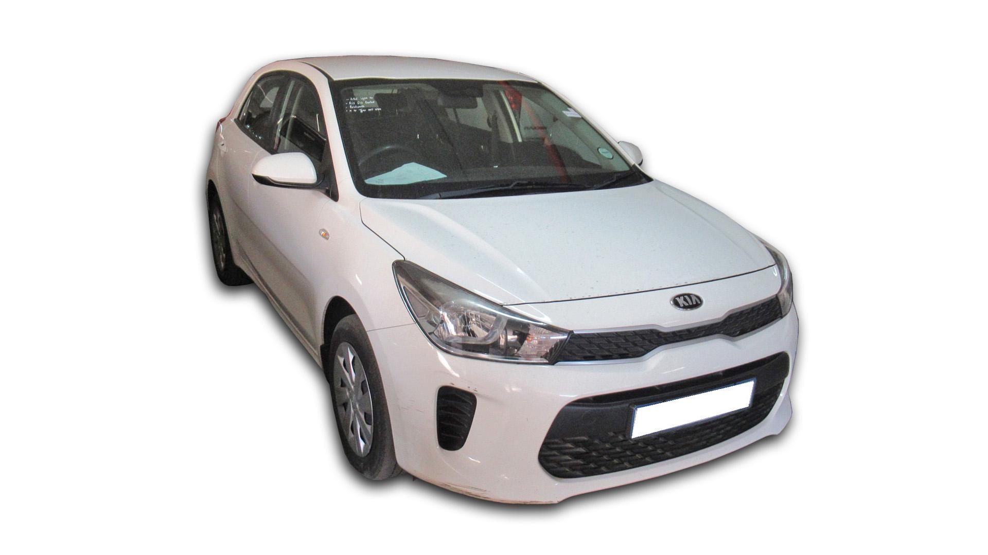 Repossessed Kia Rio 1.2 2018 on auction with a price of R 171,900. Kia Rio 1.2