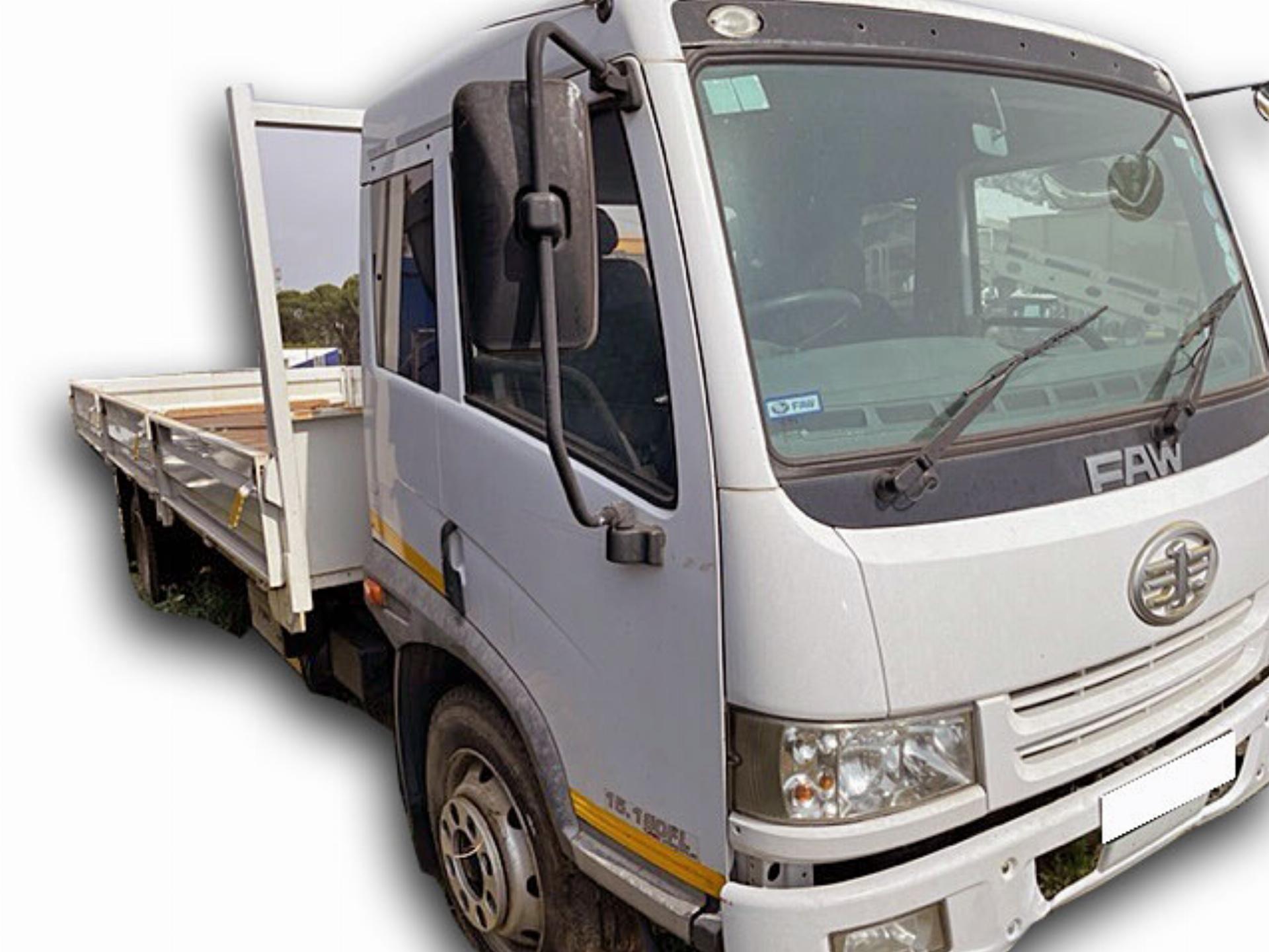 Repossessed FAW Trucks 15/180 Dropside 8 Ton F/C C/C 2016 on auction with a price of R 163,400. FAW Trucks 15/180 Dropside 8 Ton F/C C/C