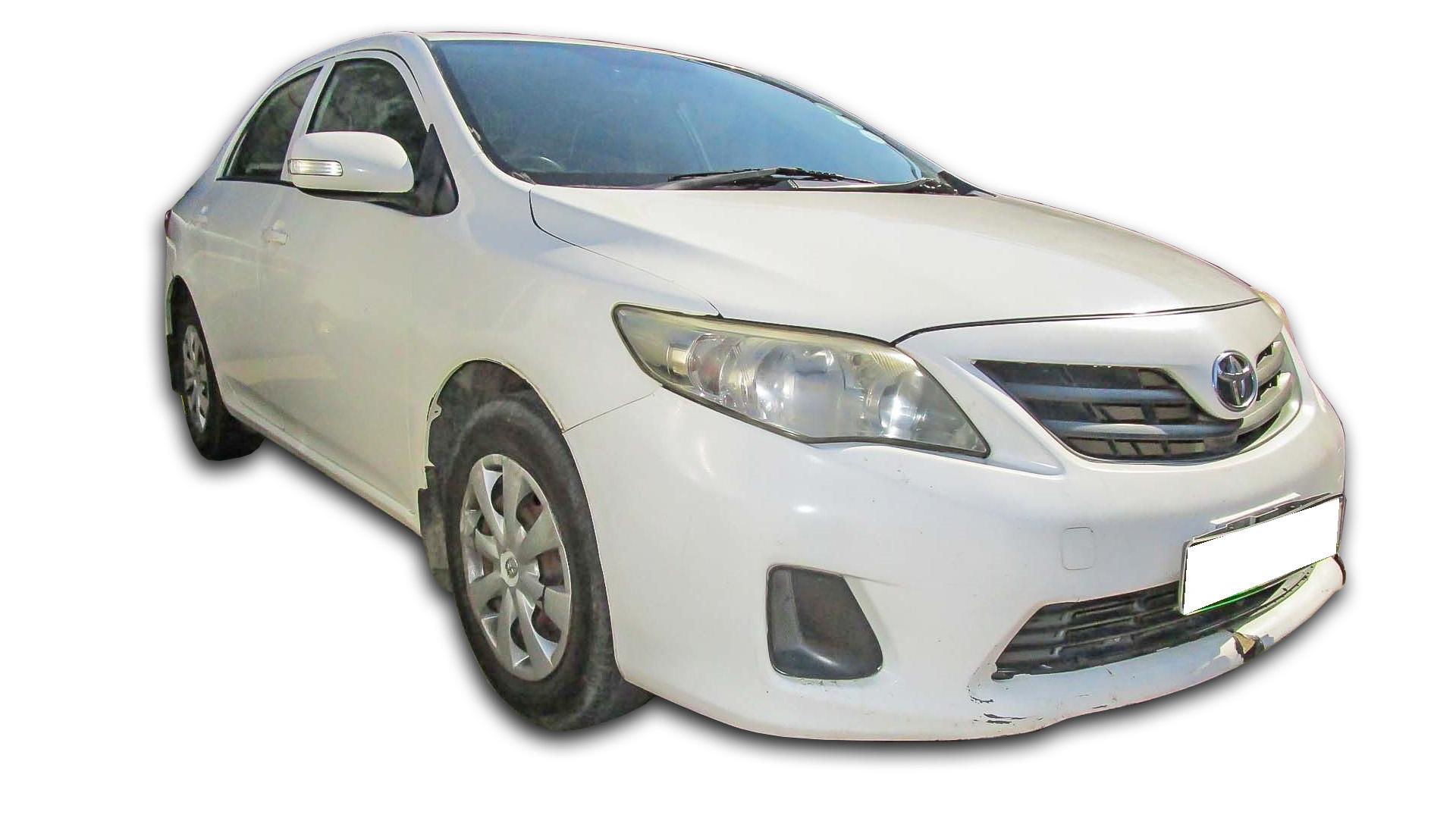 Repossessed Toyota Corolla 1.3 Professional 2011 on auction with a price of R 114,100. Toyota Corolla 1.3 Professional