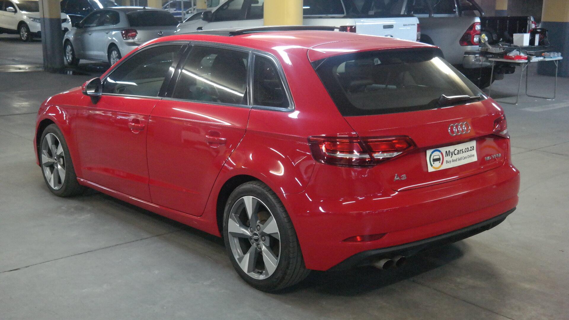 Repossessed Audi A3 Sportback 1.4 TFSI S 2018 on auction with a price of R 285,500. Audi A3 Sportback 1.4 TFSI S