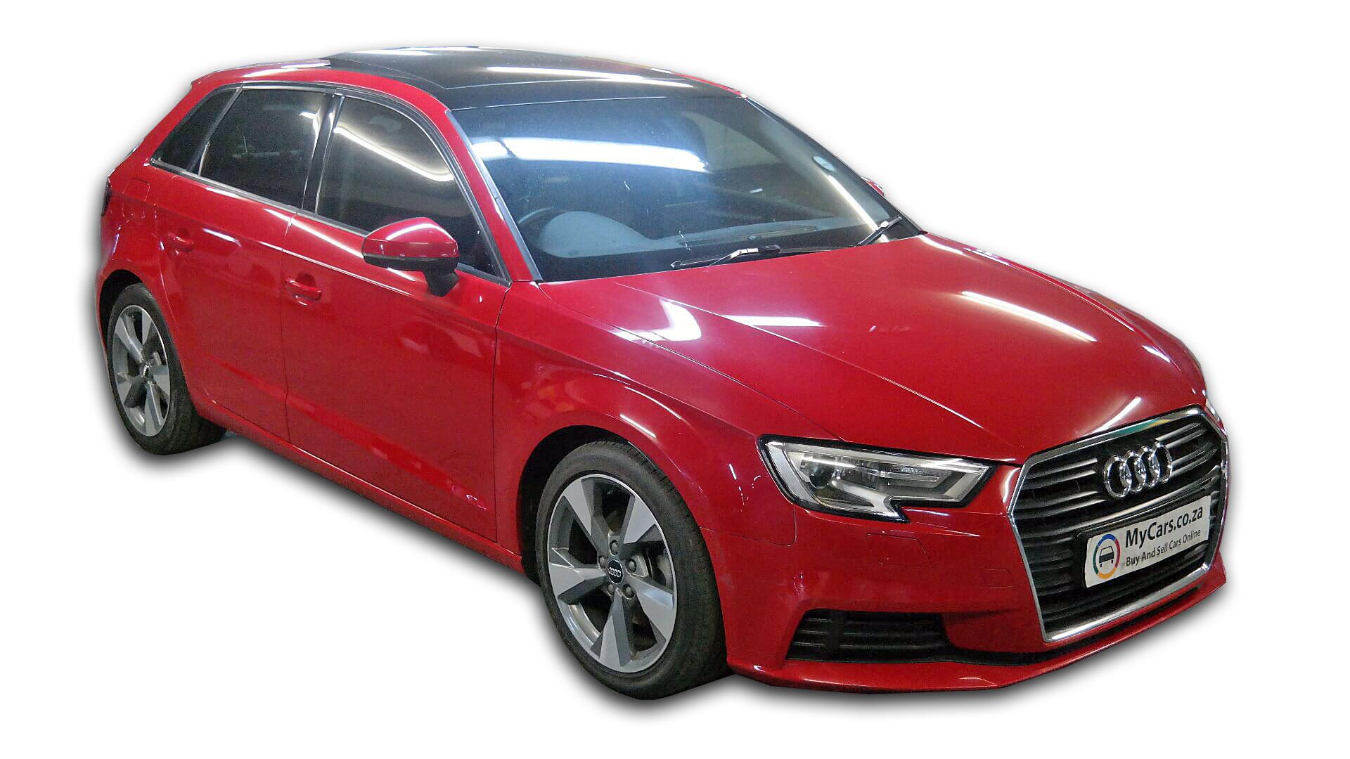 Repossessed Audi A3 Sportback 1.4 TFSI S 2018 on auction with a price of R 285,500. Audi A3 Sportback 1.4 TFSI S