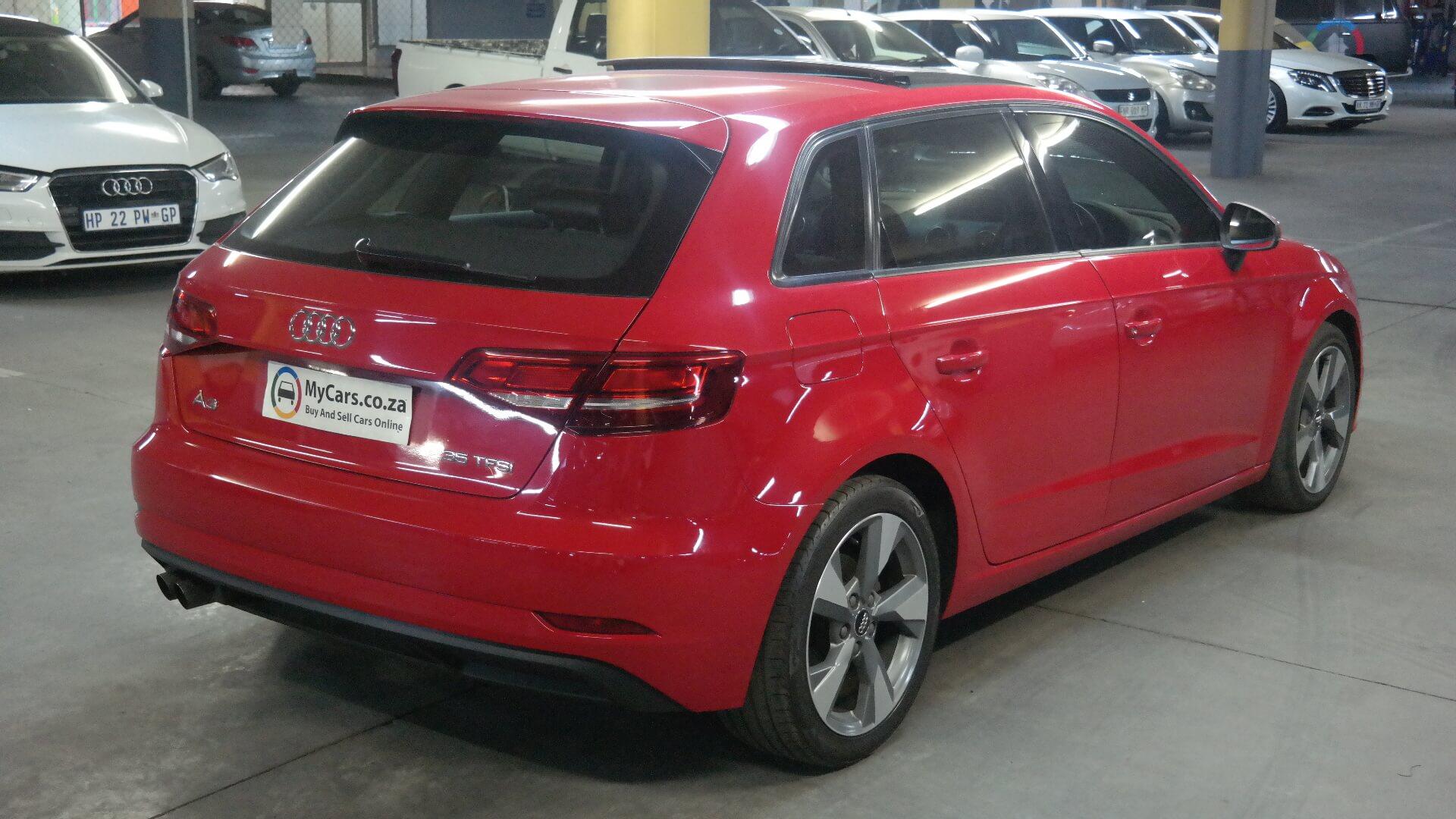 Repossessed Audi A3 Sportback 1.4 TFSI S 2018 on auction with a price of R 285,500. Audi A3 Sportback 1.4 TFSI S