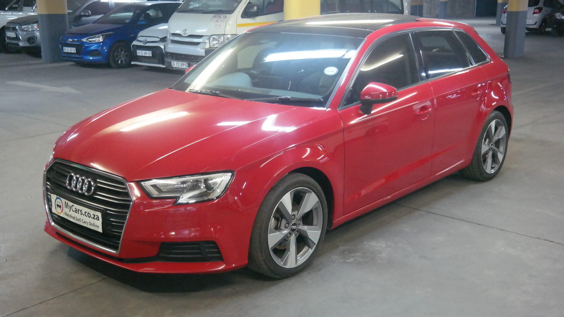 Repossessed Audi A3 Sportback 1.4 TFSI S 2018 on auction with a price of R 285,500. Audi A3 Sportback 1.4 TFSI S
