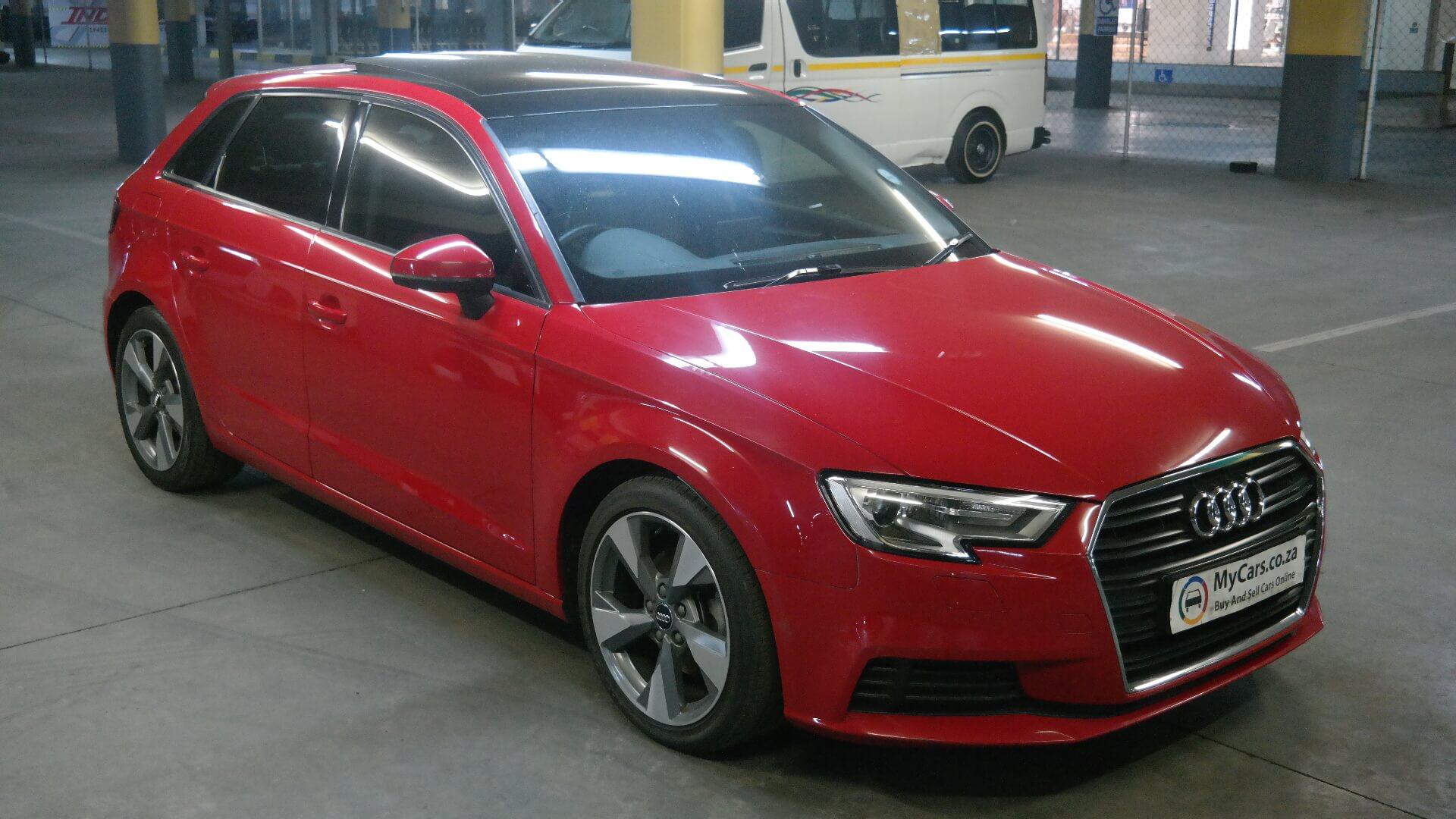 Repossessed Audi A3 Sportback 1.4 TFSI S 2018 on auction with a price of R 285,500. Audi A3 Sportback 1.4 TFSI S