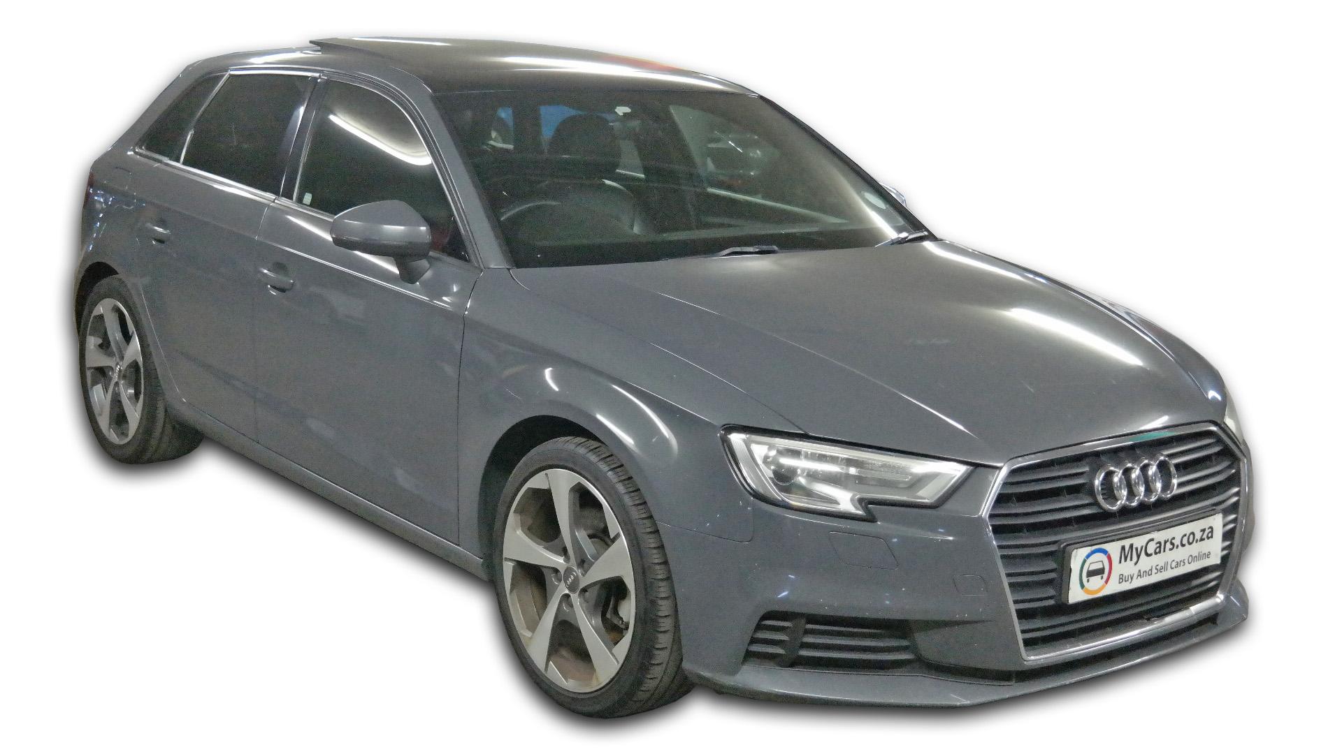 Repossessed Audi A3 Sportback 2.0 TFSI Stronic 2018 on auction with a price of R 314,400. Audi A3 Sportback 2.0 TFSI Stronic