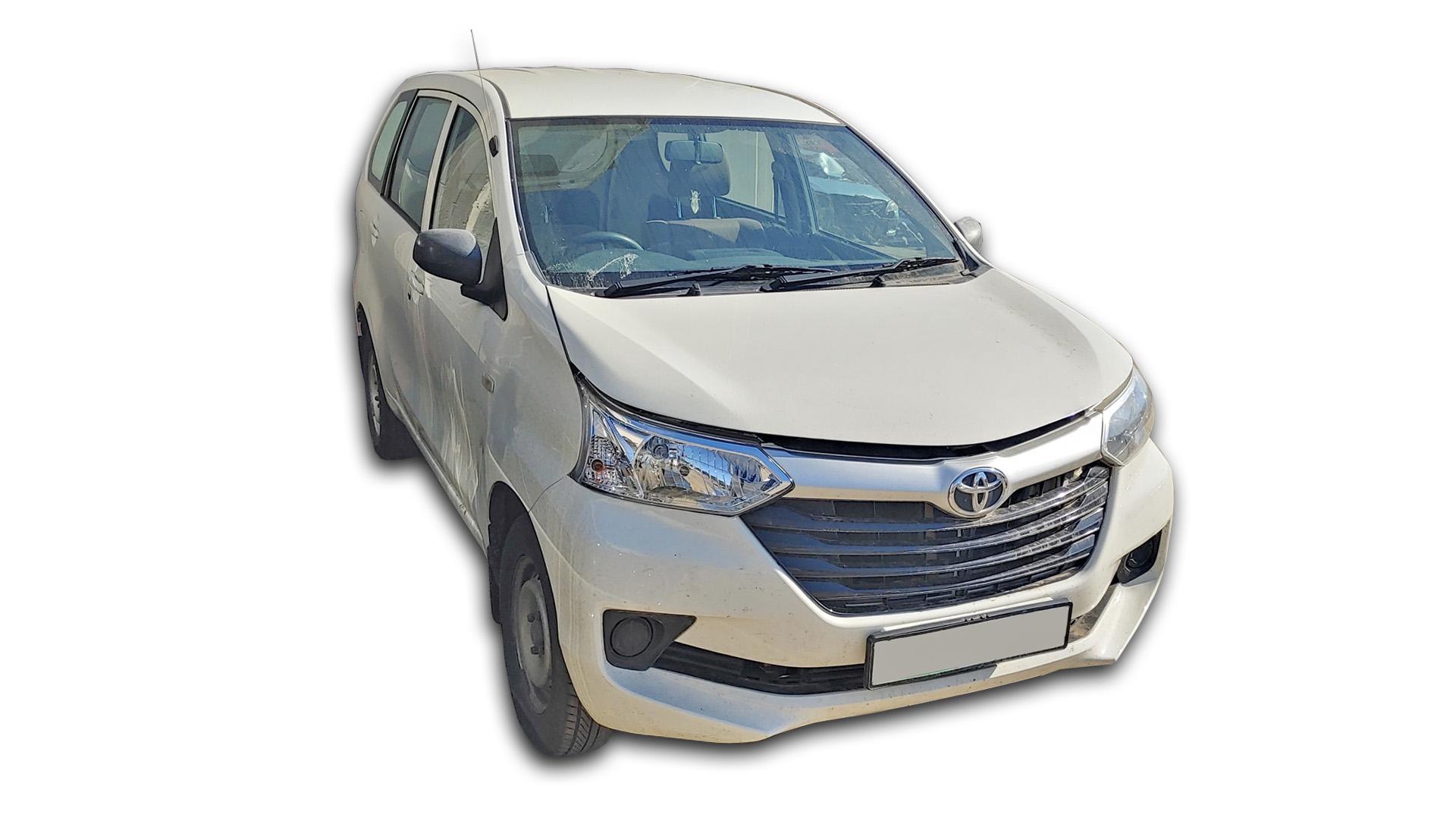 Repossessed Toyota Avanza 1.3 S F/C P/V 2016 on auction with a price of R 121,200. Toyota Avanza 1.3 S F/C P/V